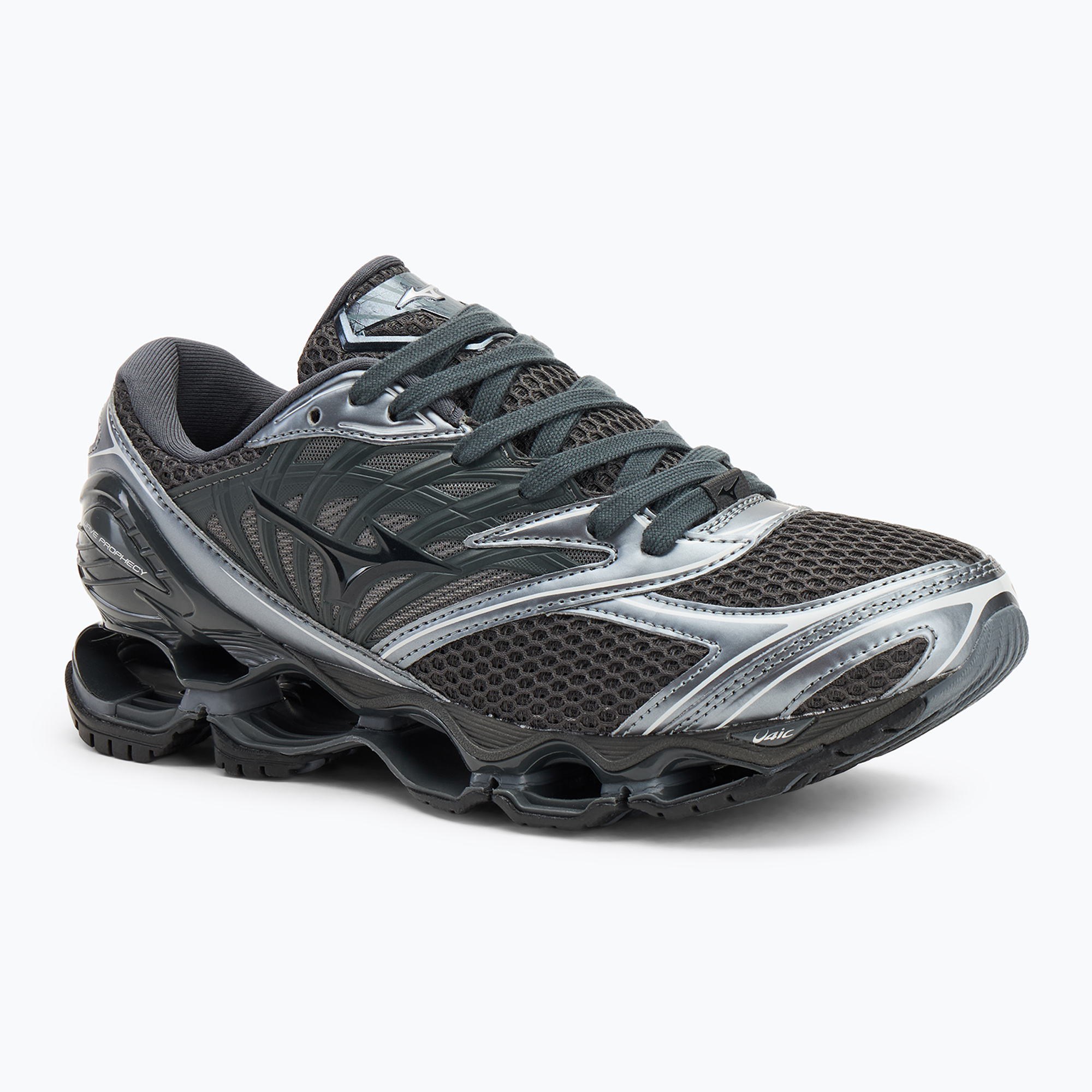 Buty męskie Mizuno Wave Prophecy LS black sand/black/metallic gray 