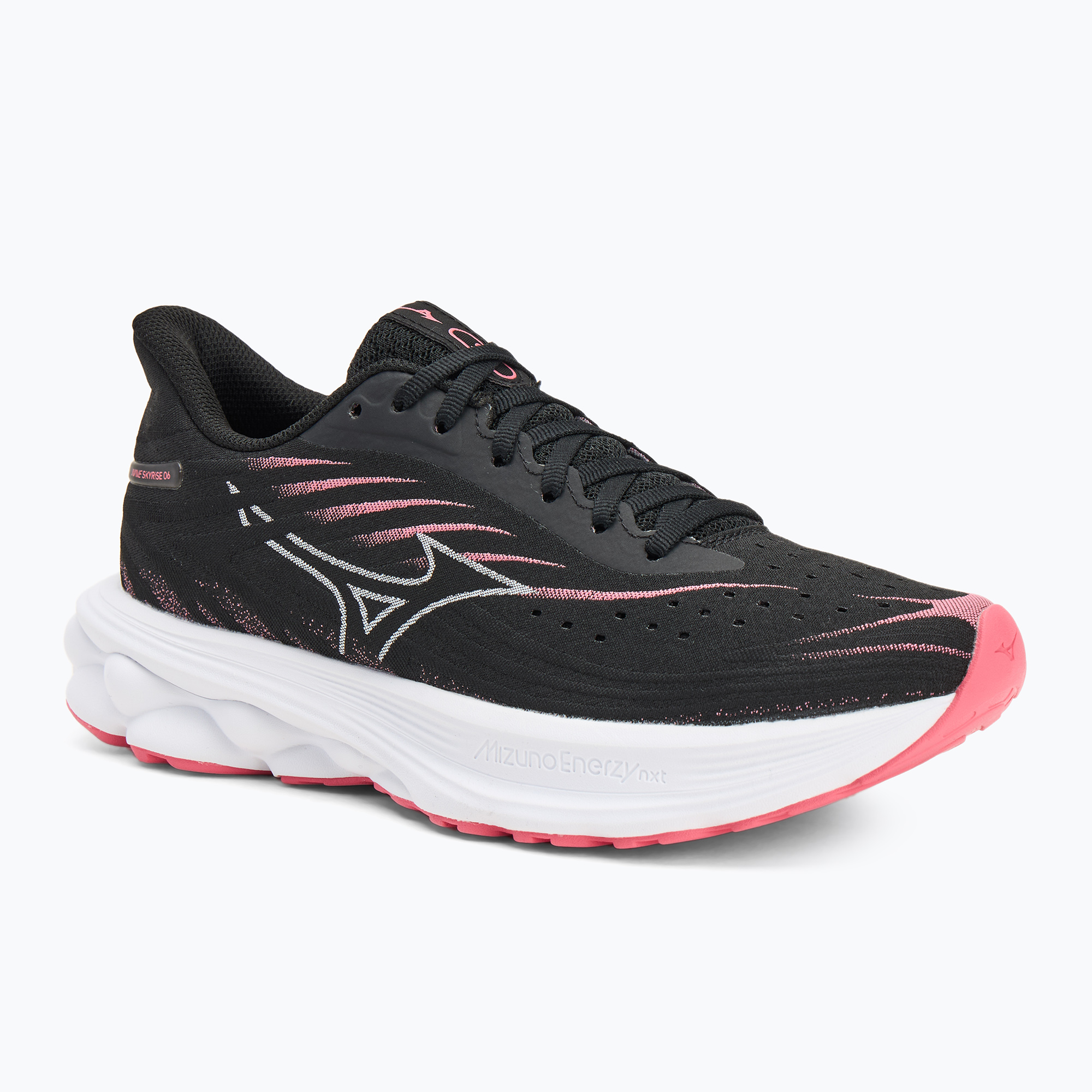 Buty do biegania damskie Mizuno Wave Skyrise 6 black/camellia rose 