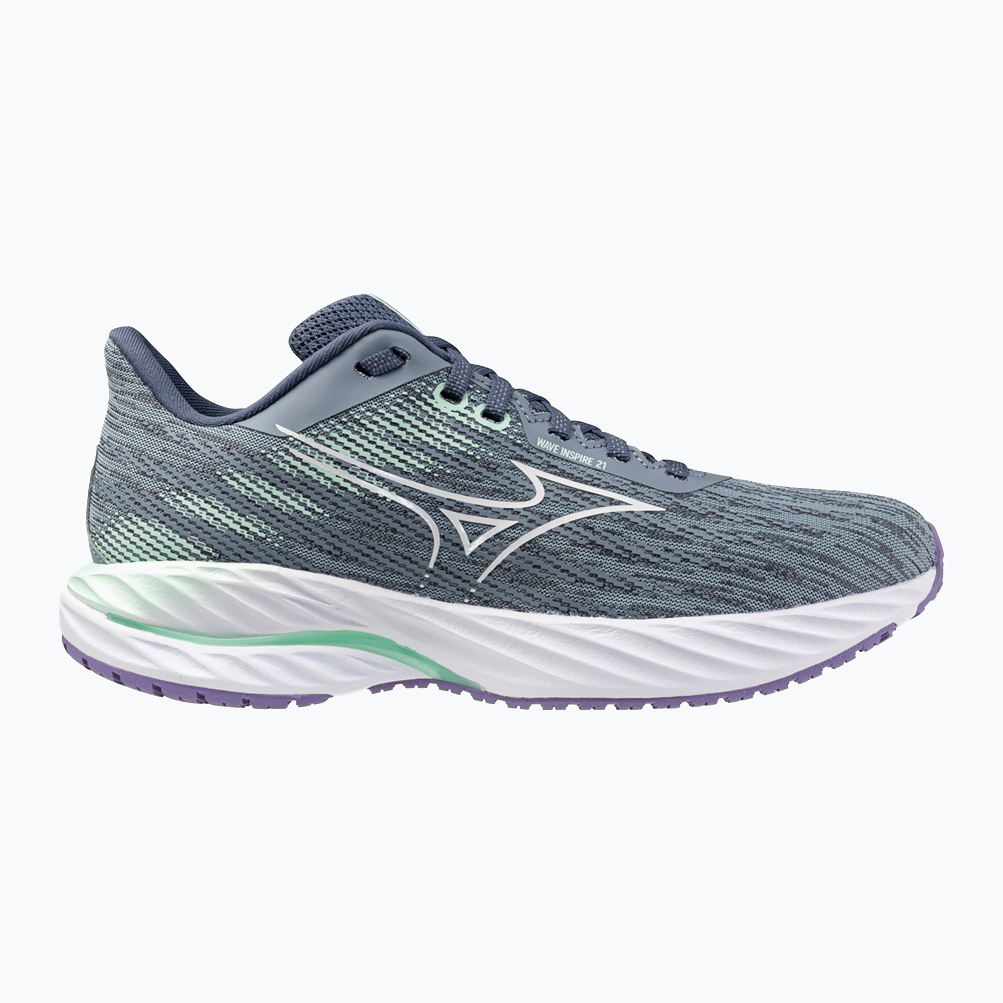 Buty do biegania damskie Mizuno Wave Inspire 21 tradewinds/white/neo mint 