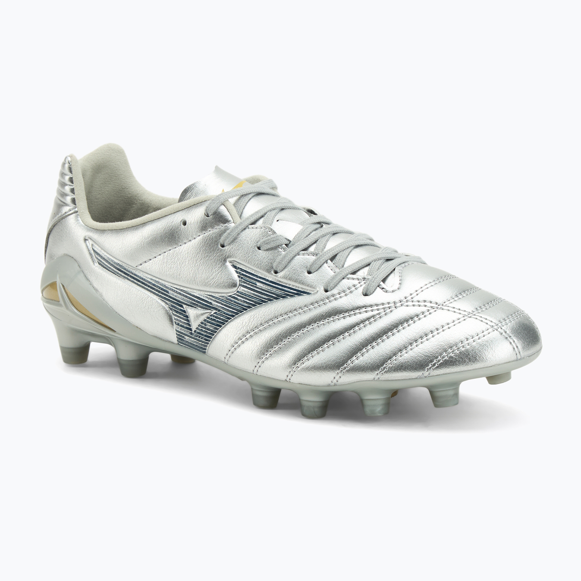 Buty piłkarskie męskie Mizuno Monarcida Neo III Pro Md galaxy silver/8605 c 