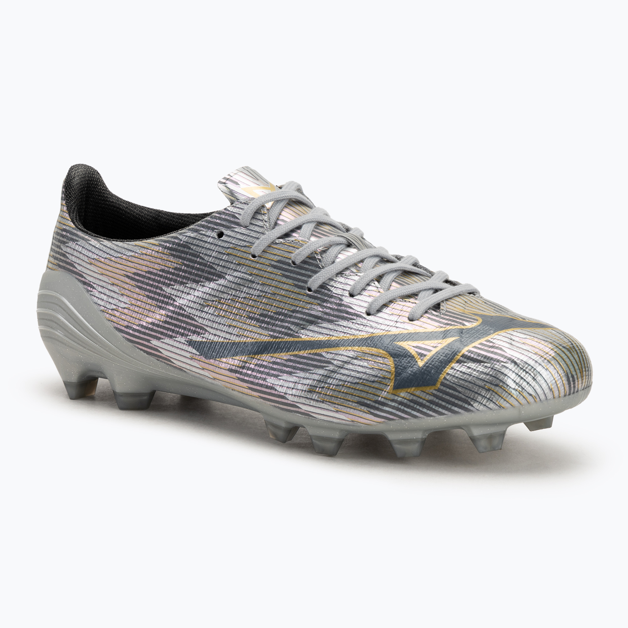 Buty piłkarskie męskie Mizuno α II Elite Md galaxy silver/8605 c/gold 