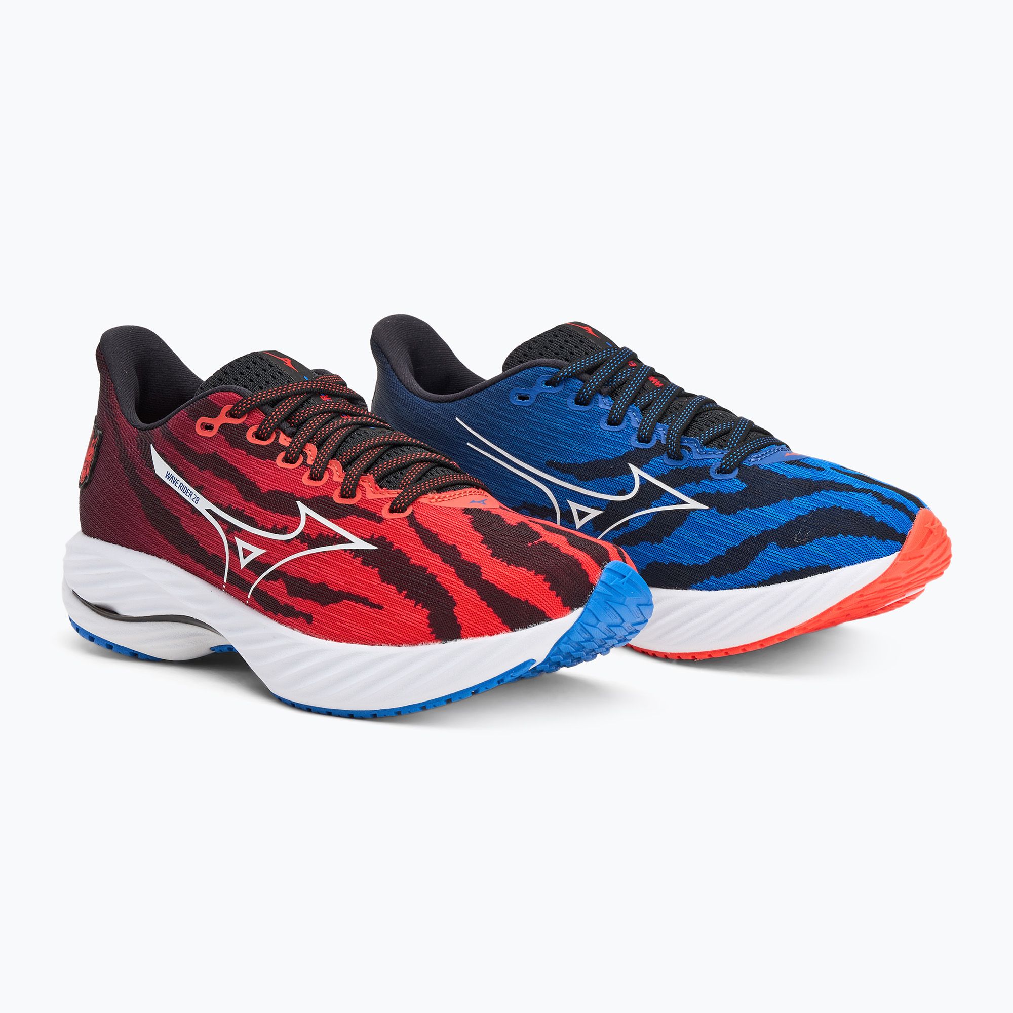 Buty do biegania Mizuno Wave Rider 28 ignition red/white/baseball blue 