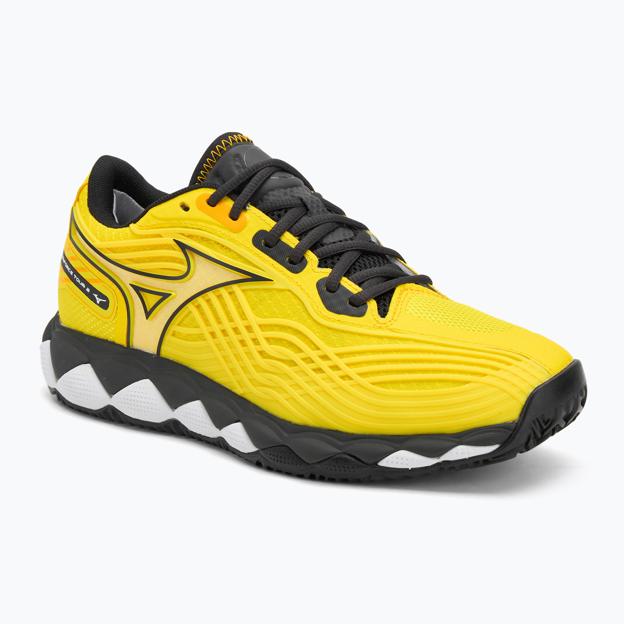 Topánky na padel Mizuno Wave Enforce Tour 2 vibrant yellow/black/black sand (Wave Enforce Tour 2 61GB250645)