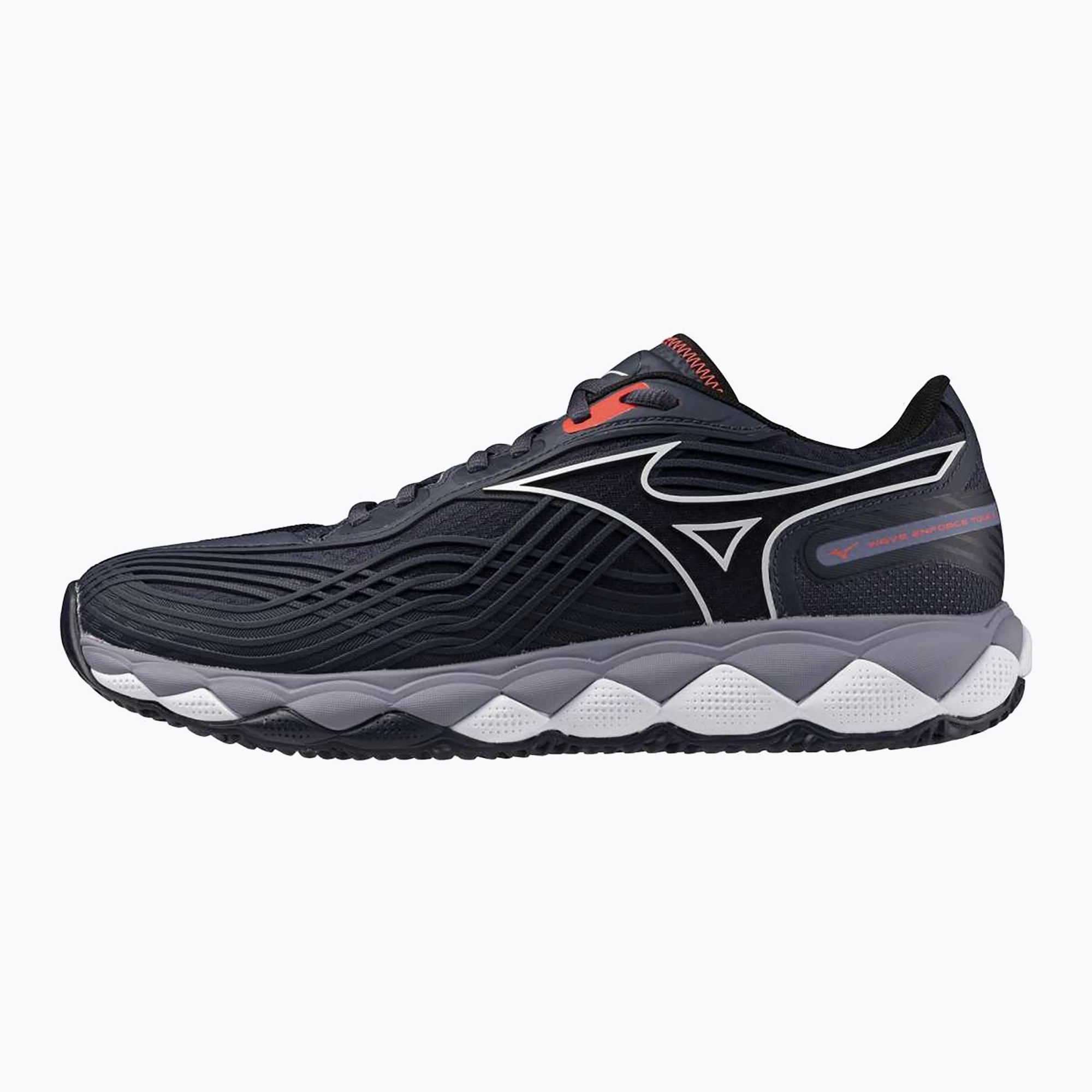 Buty do tenisa Mizuno Wave Enforce Tour 2 CC odyssey gray/white/blue granite 