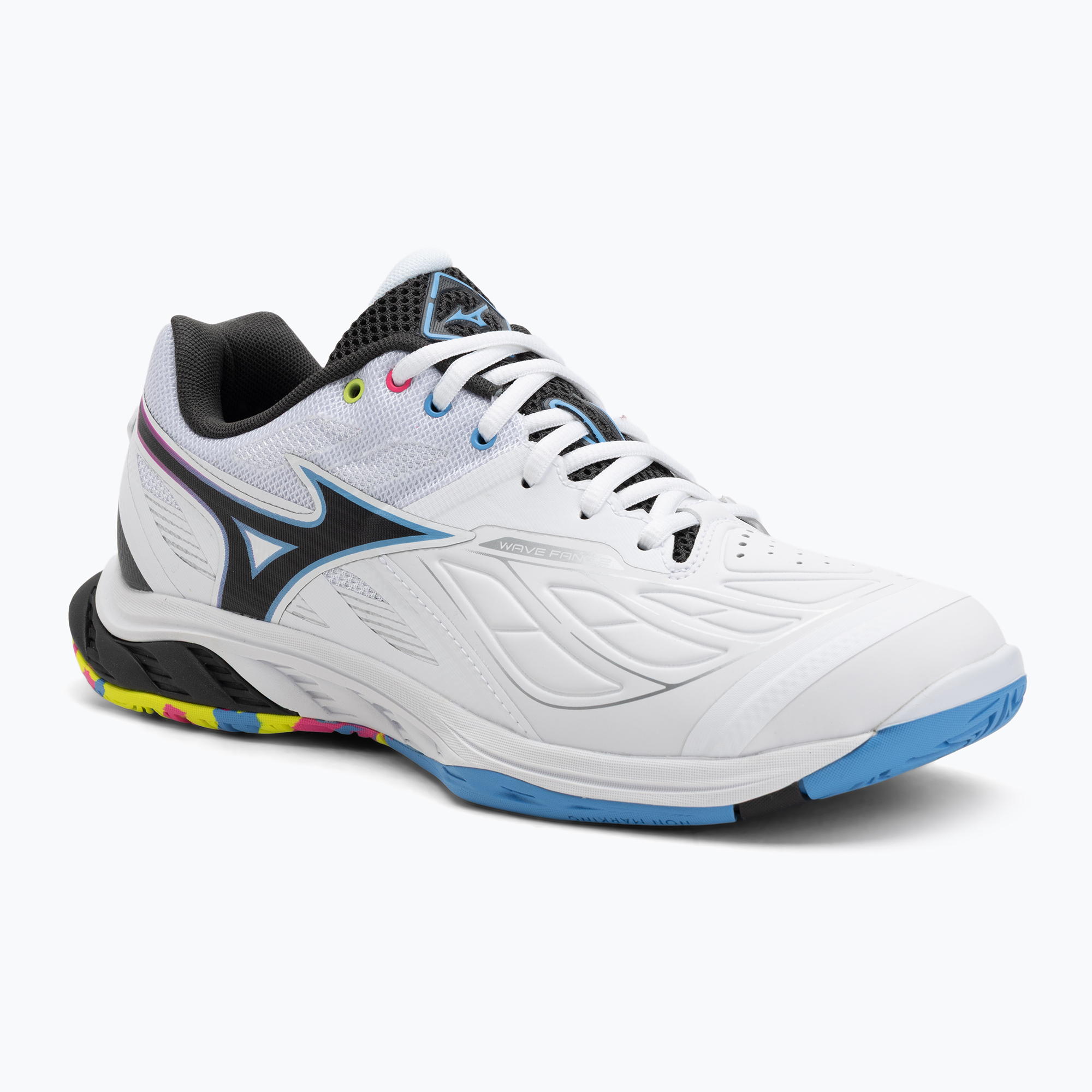 Buty do badmintona Mizuno Wave Fang 2 white/pink tetra/all abroad 