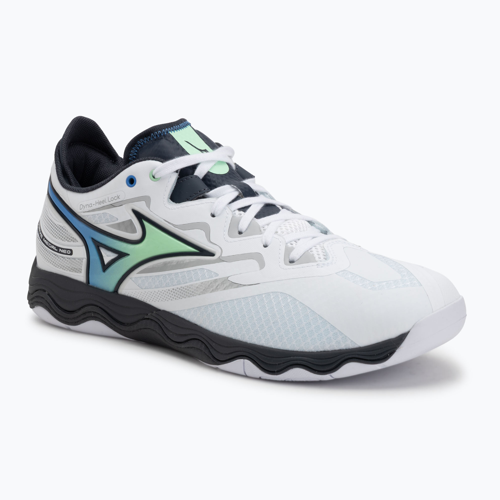 Buty do tenisa Mizuno Wave Medal Neo white/neo mint/india ink 