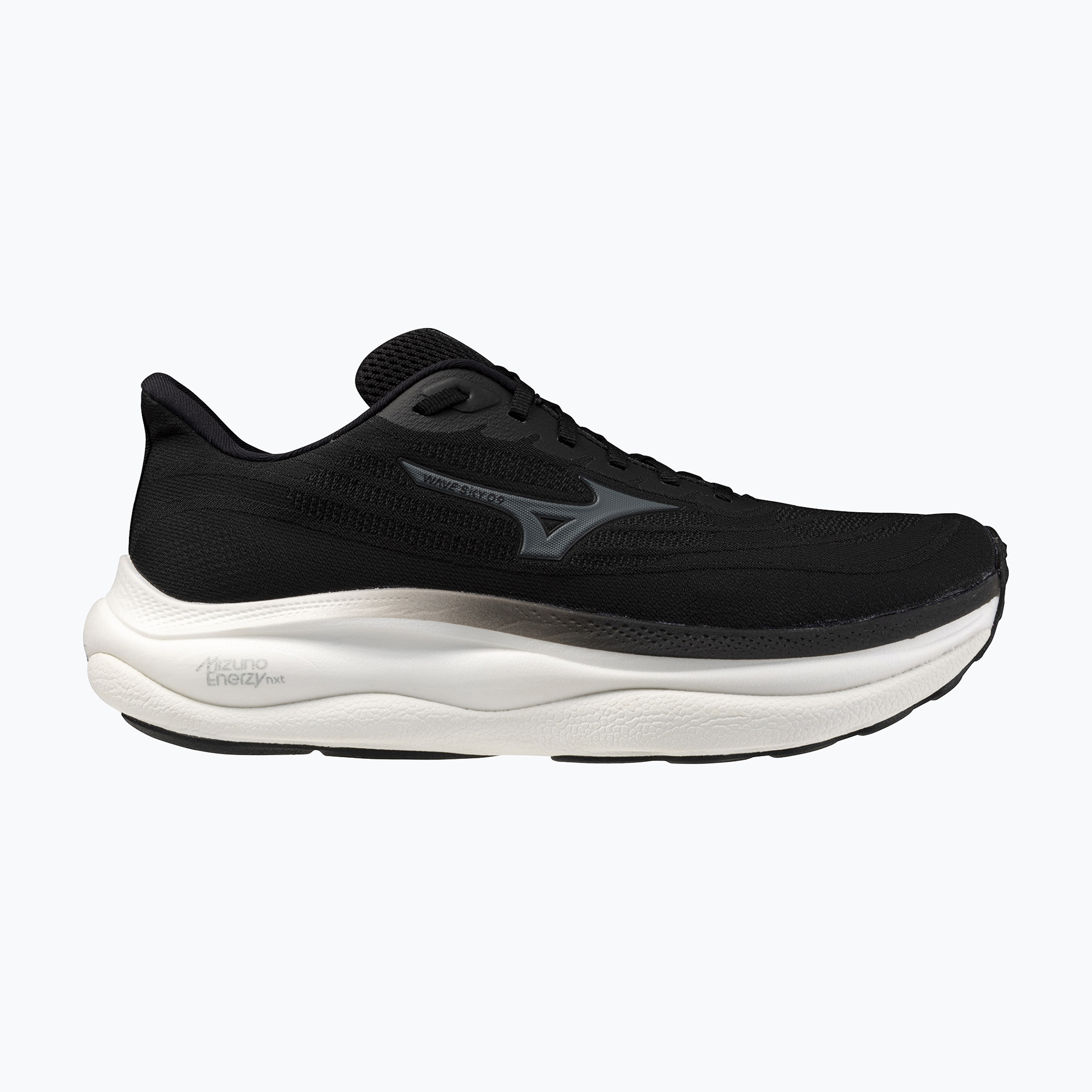 Buty do biegania męskie Mizuno Wave Sky 9 black/metallic gray/black sand 