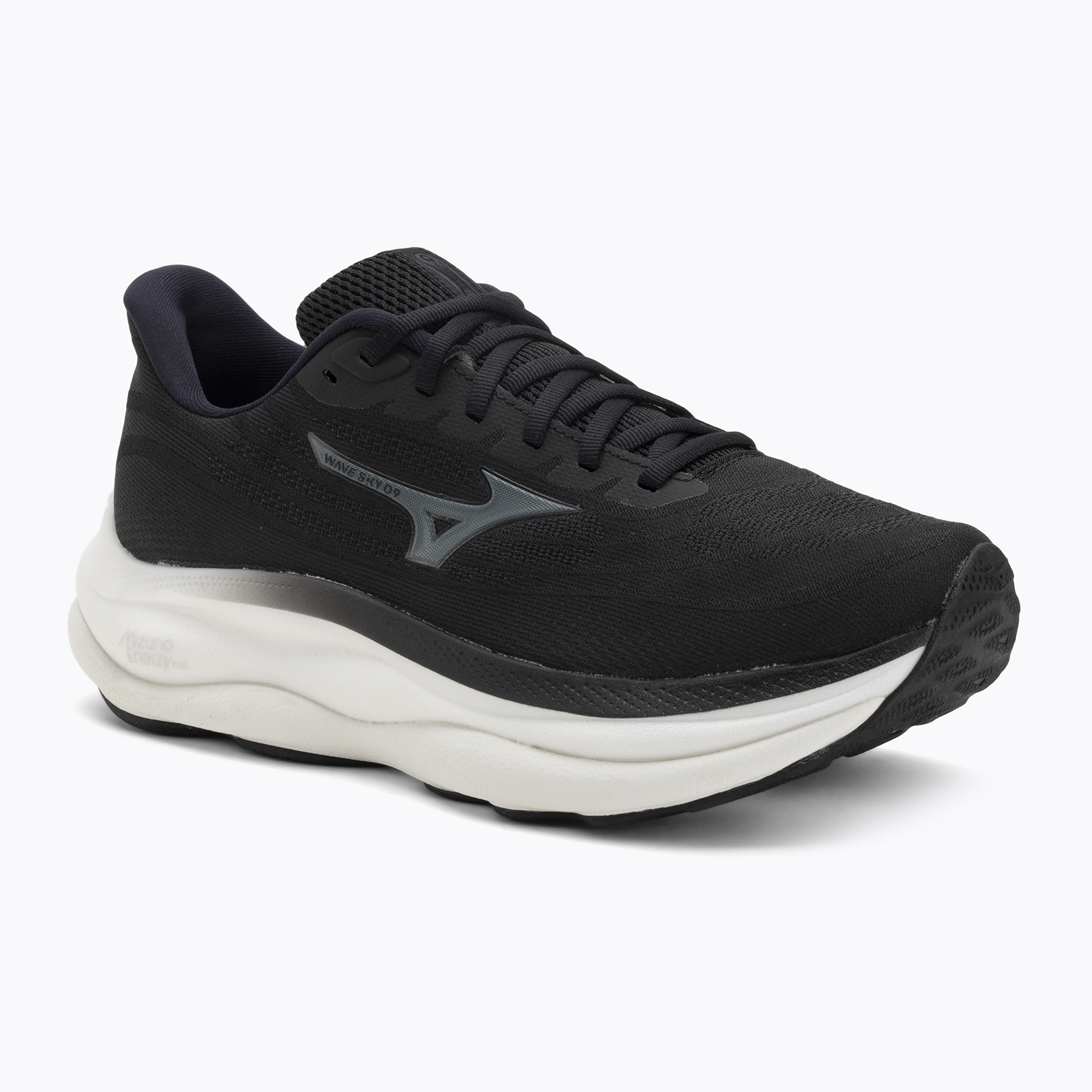 Buty do biegania męskie Mizuno Wave Sky 9 black/metallic gray/black sand 