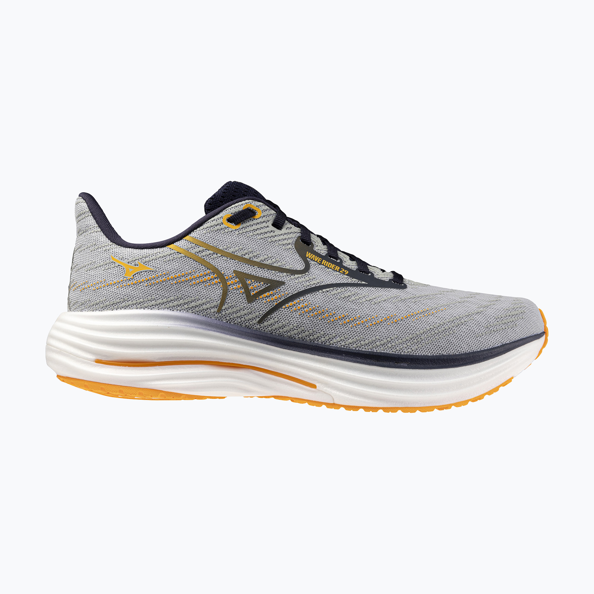Buty do biegania męskie Mizuno Wave Rider 29 harbor mist/baritone blue/tang orange 