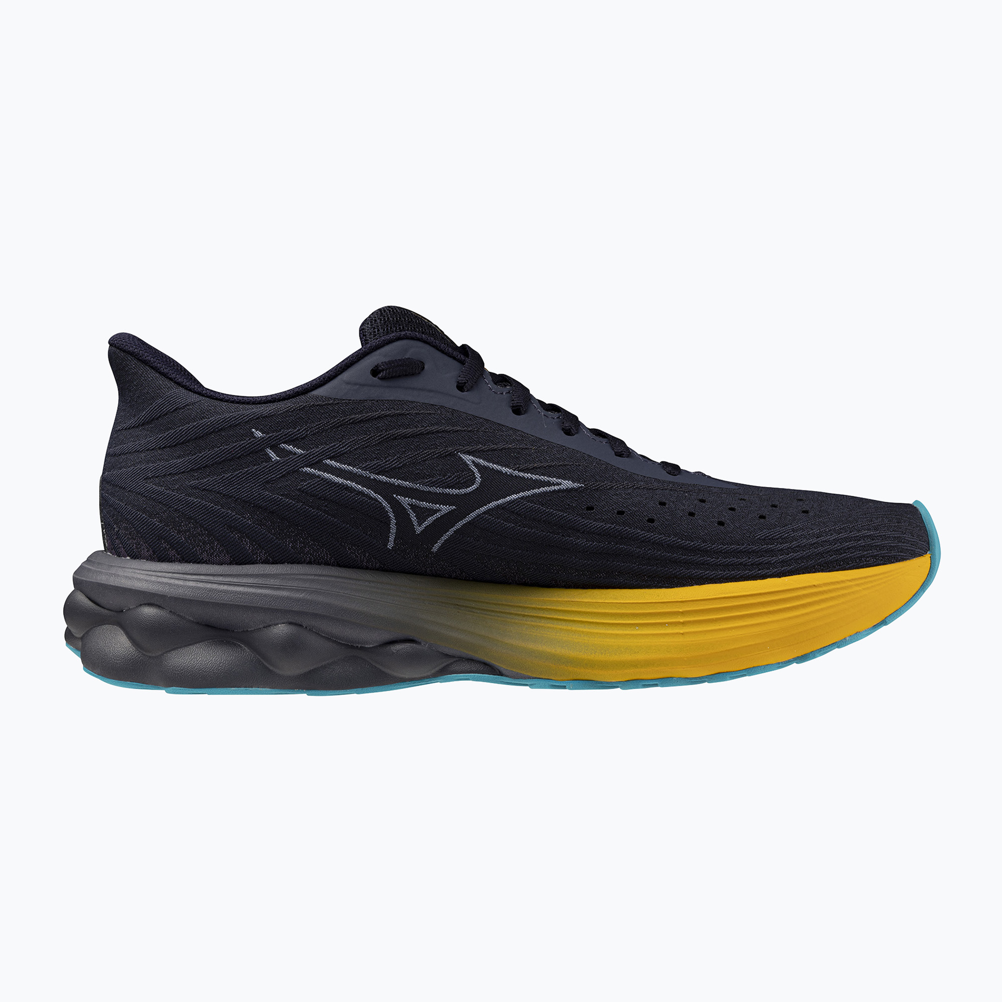 Buty do biegania męskie Mizuno Wave Skyrise 6 odyssey gray/icelandic blue/citrus 