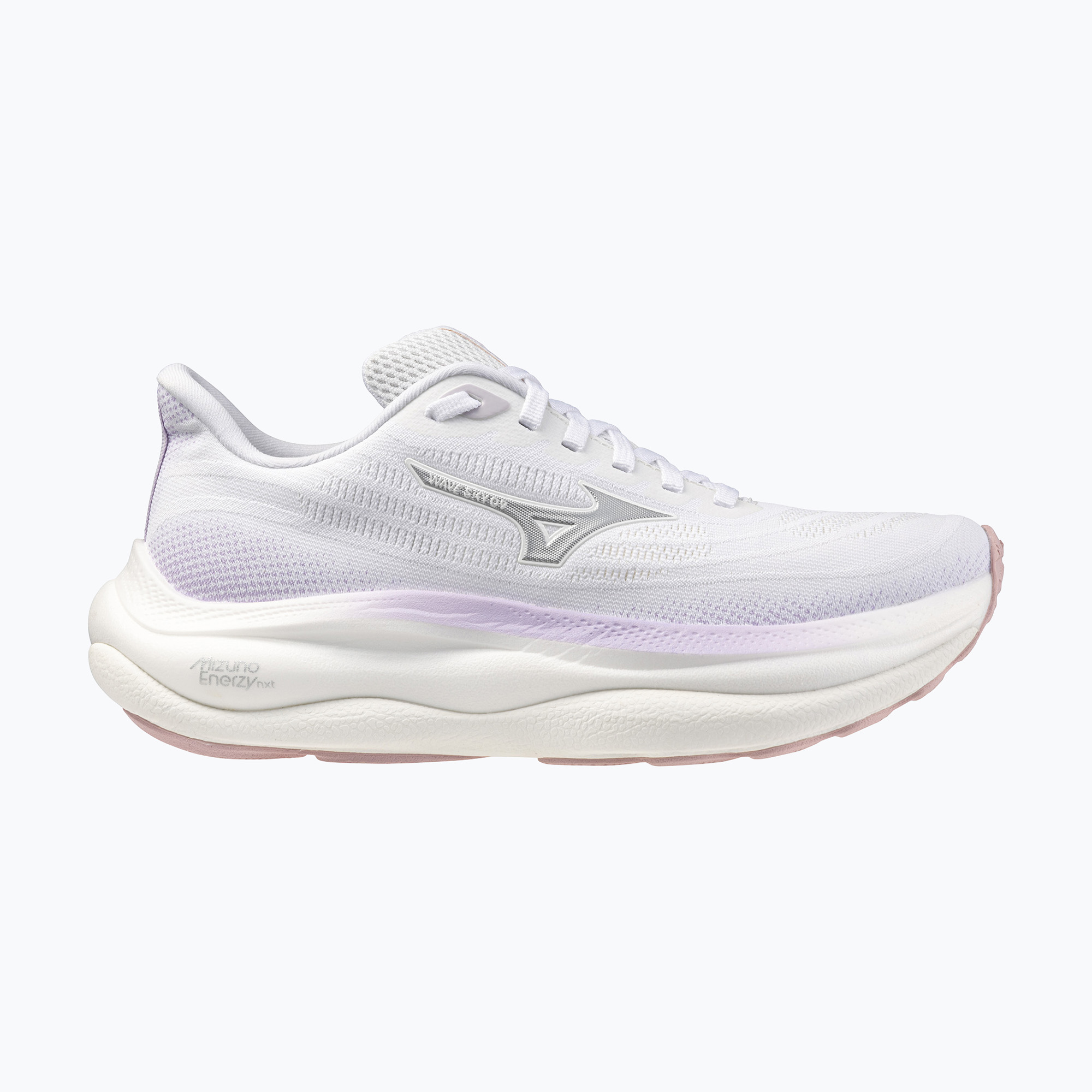 Buty do biegania damskie Mizuno Wave Sky 9 white/silver/orchid petal 