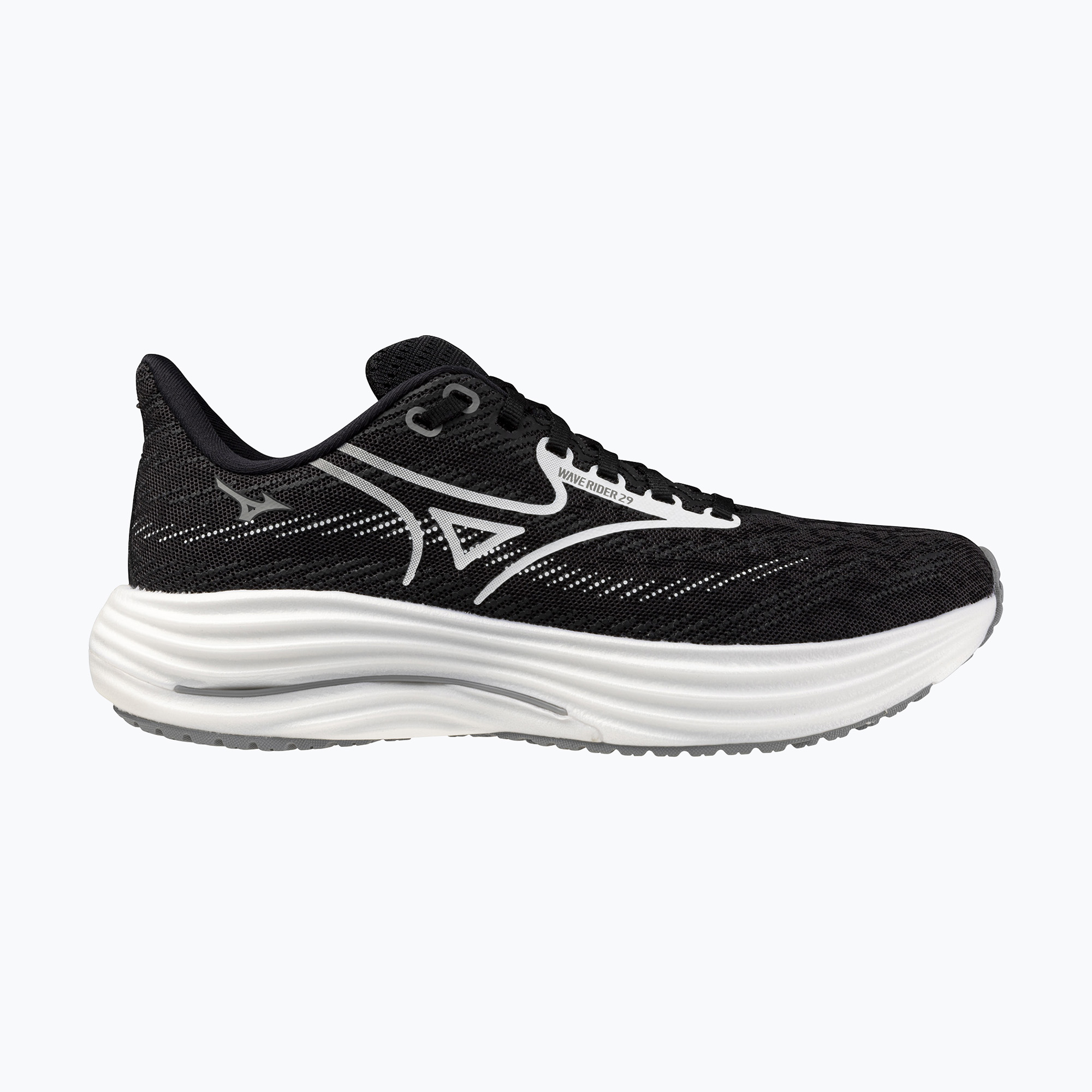 Buty do biegania damskie Mizuno Wave Rider 29 black sand/white/black 