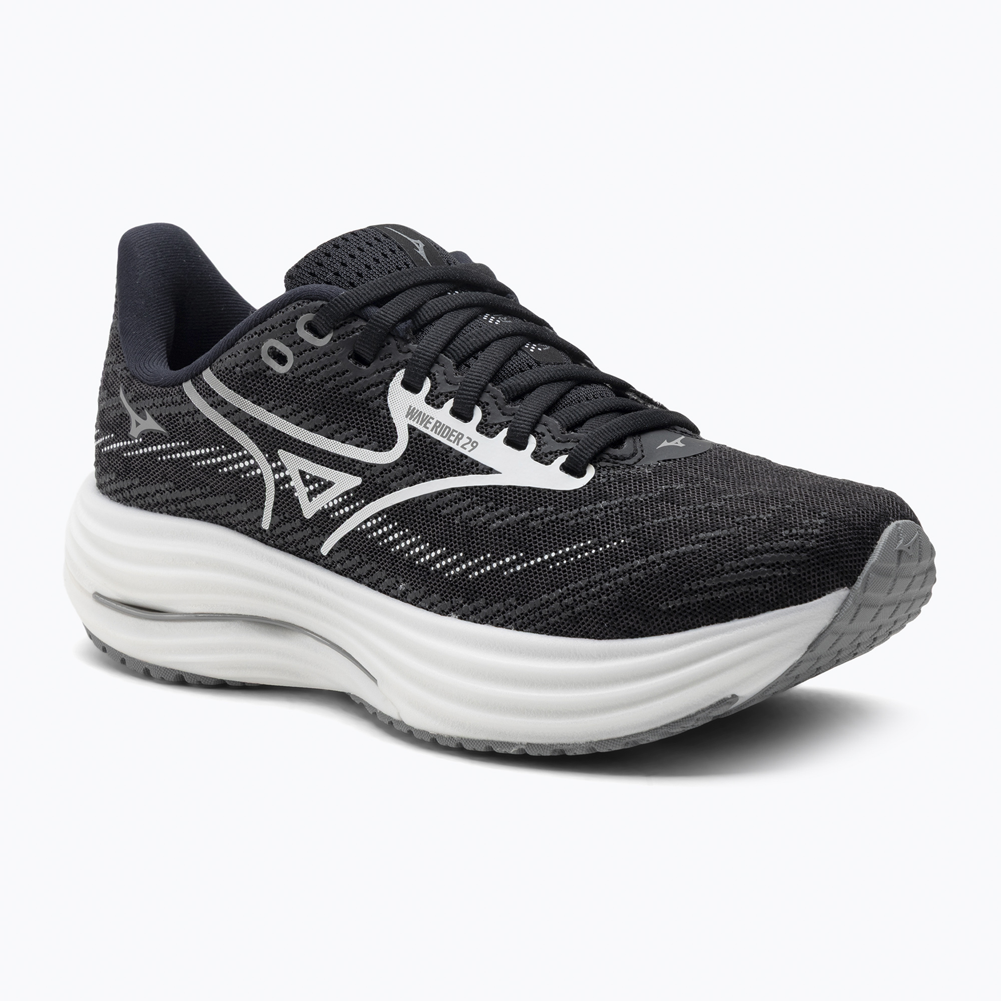 Buty do biegania damskie Mizuno Wave Rider 29 black sand/white/black 