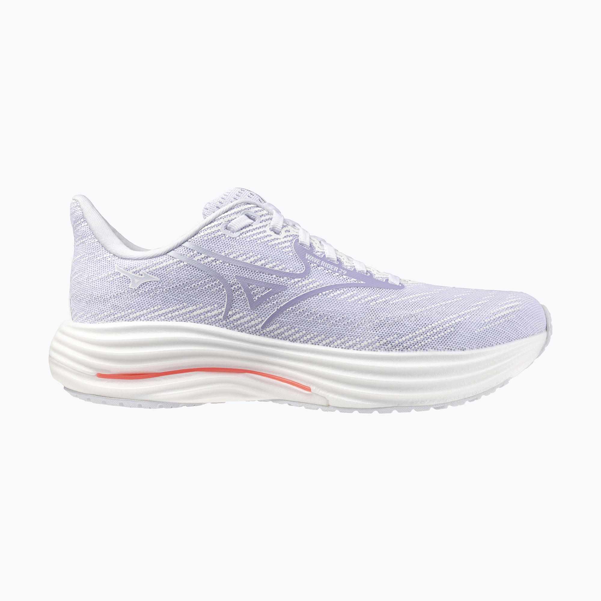 Buty do biegania damskie Mizuno Wave Rider 29 white/icelandic blue/strikingcoral 