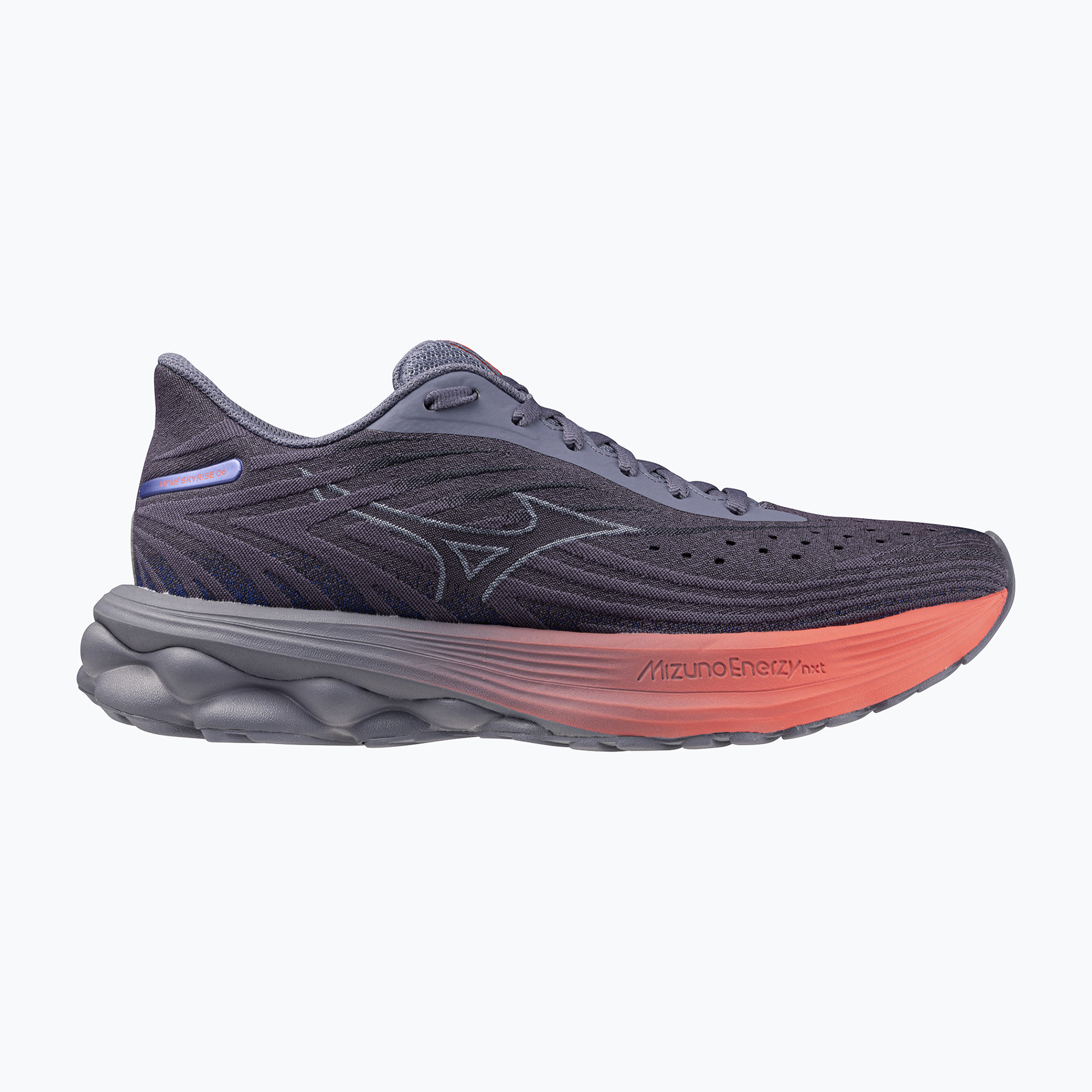 Buty do biegania damskie Mizuno Wave Skyrise 6 blue granite/icelandic blue/strikingcoral 