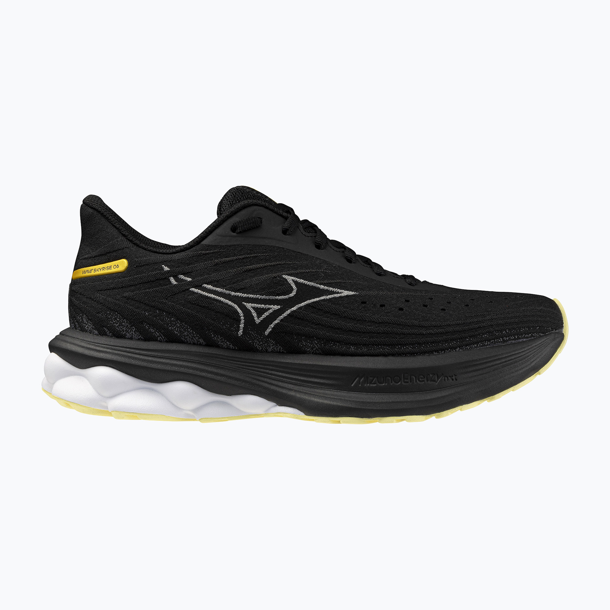 Buty do biegania damskie Mizuno Wave Skyrise 6 black/snow white/glowing cream 