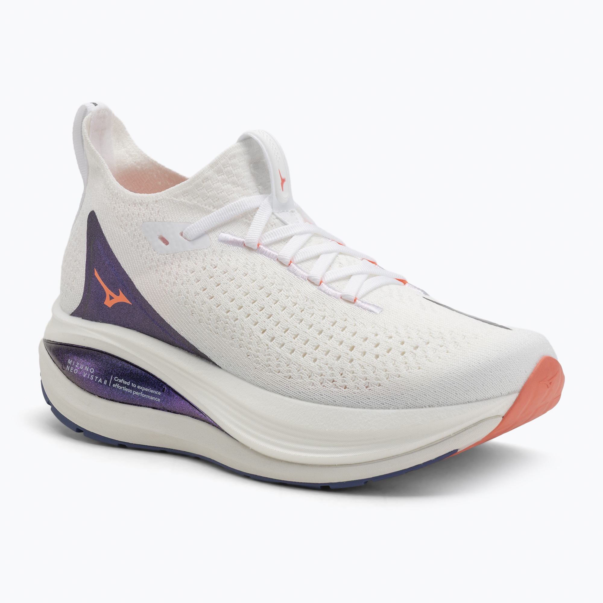 Buty do biegania damskie Mizuno Neo Vista 2 white/striking coral/iris bloom 