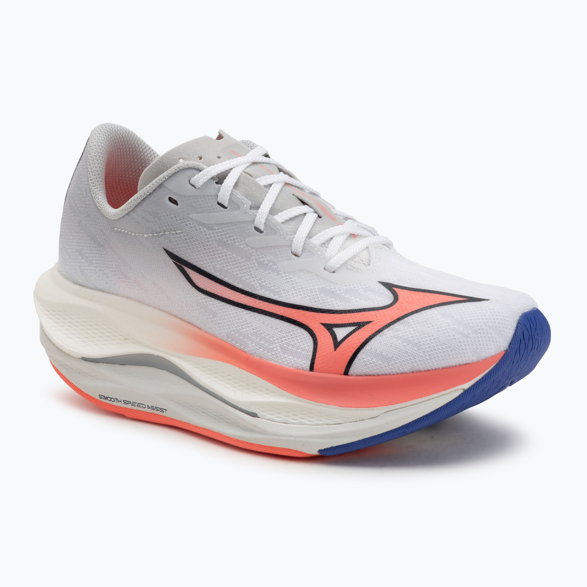 Buty do biegania damskie Mizuno Wave Rebellion Flash 3 white/striking coral/iris bloom 