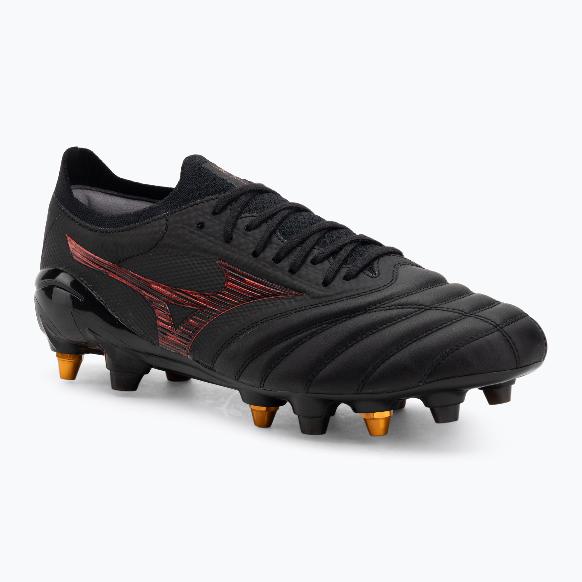 Buty piłkarskie męskie Mizuno Morelia Neo IV Β Japan Mix black/morelia 40th red/black 