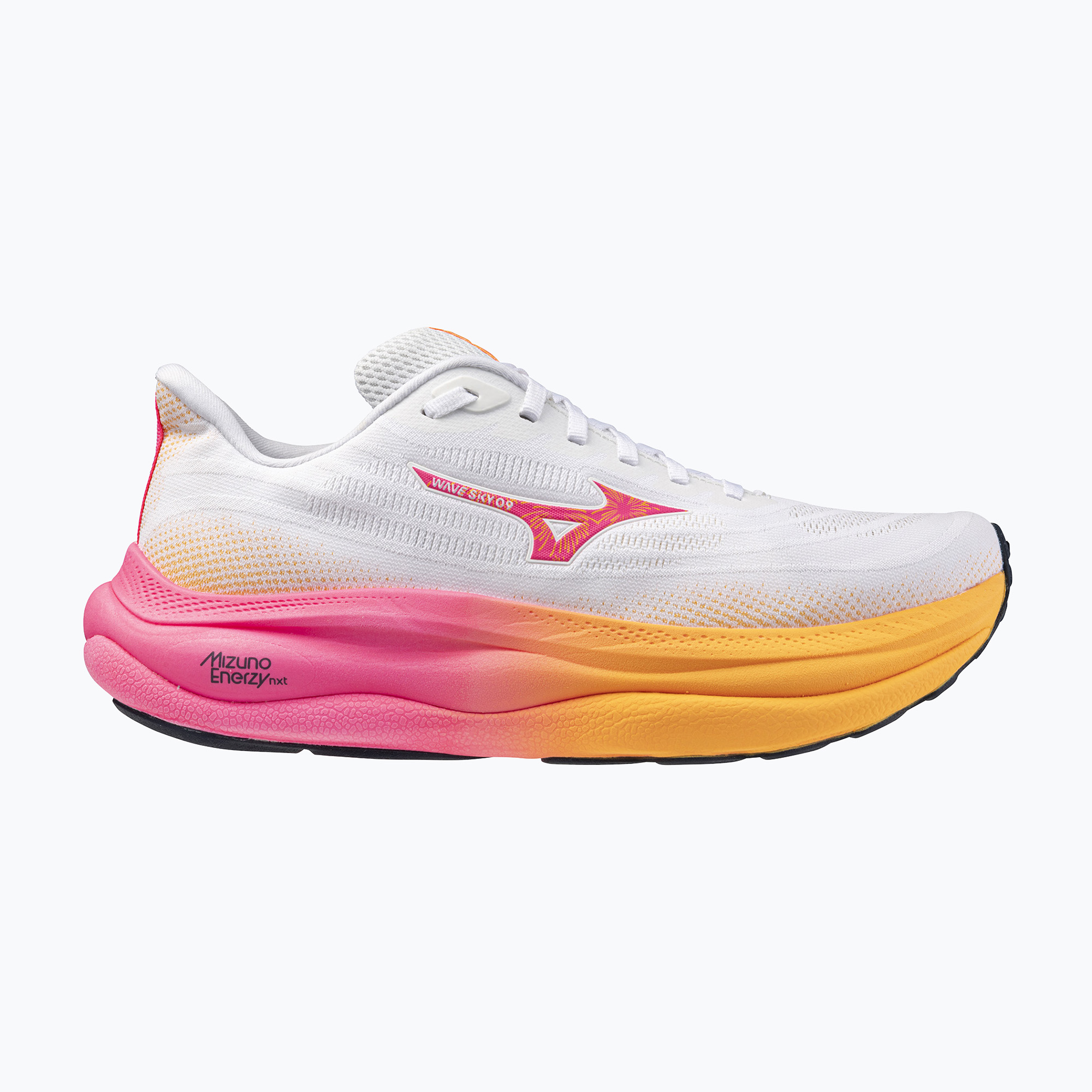 Buty do biegania Mizuno Wave Sky 9 white/tang orange/pink tetra 