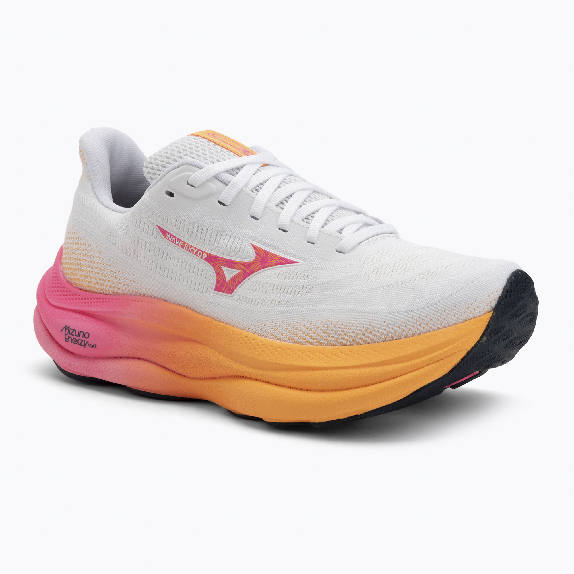 Buty do biegania Mizuno Wave Sky 9 white/tang orange/pink tetra 