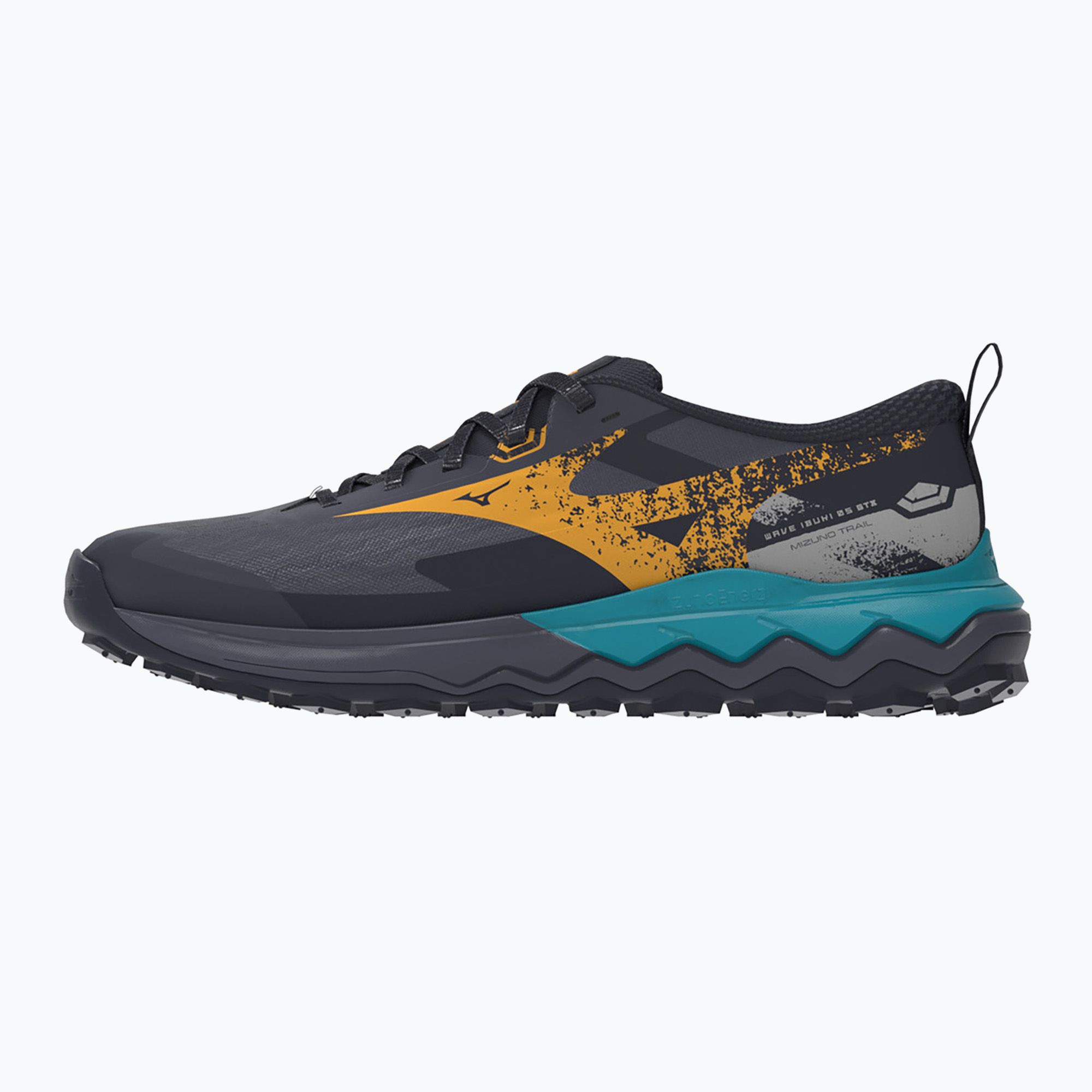 Buty do biegania męskie Mizuno Wave Ibuki 5 GTX odyssey gray/citrus/baritone blue 