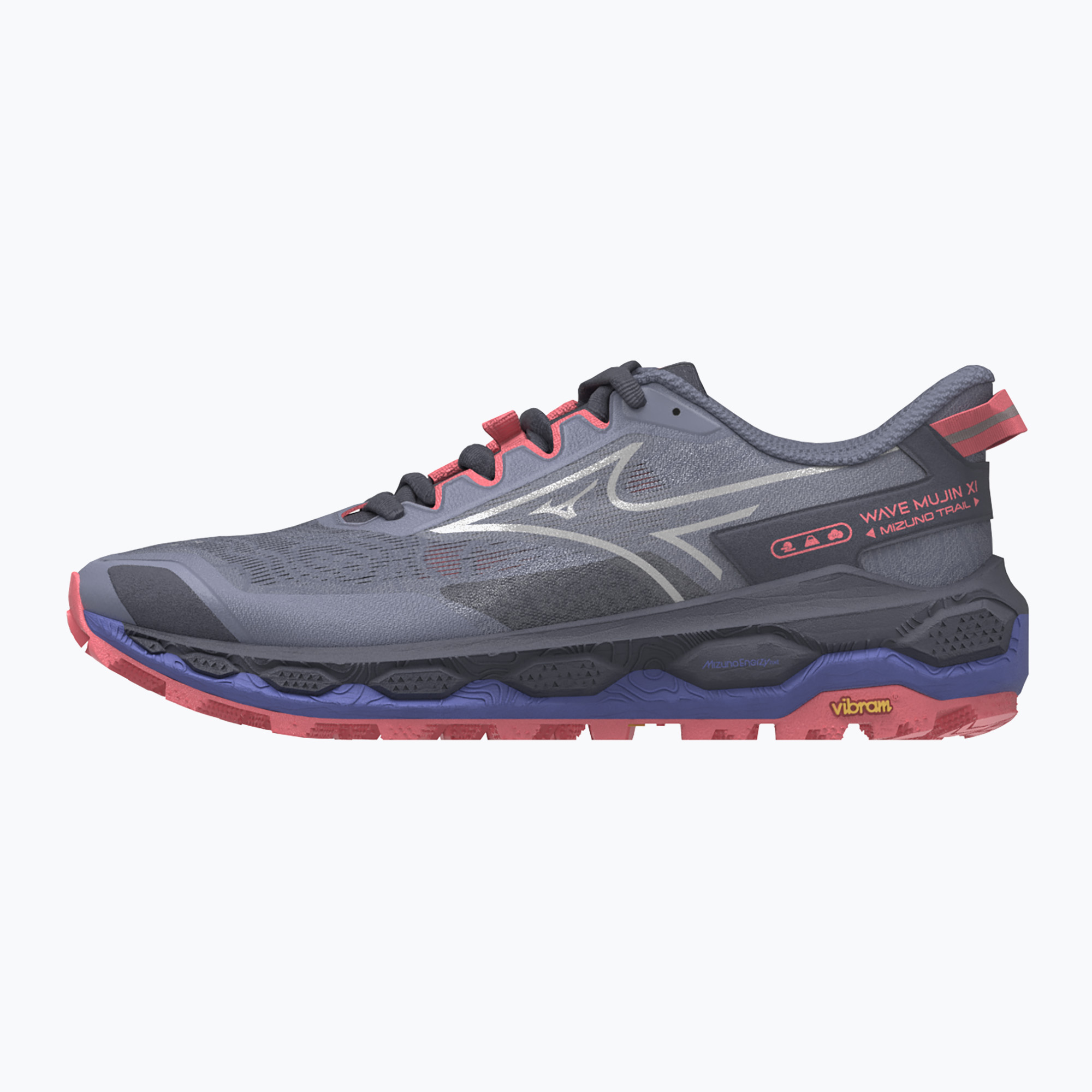 Buty do biegania damskie Mizuno Wave Mujin 11 blue granite/silver/striking coral 