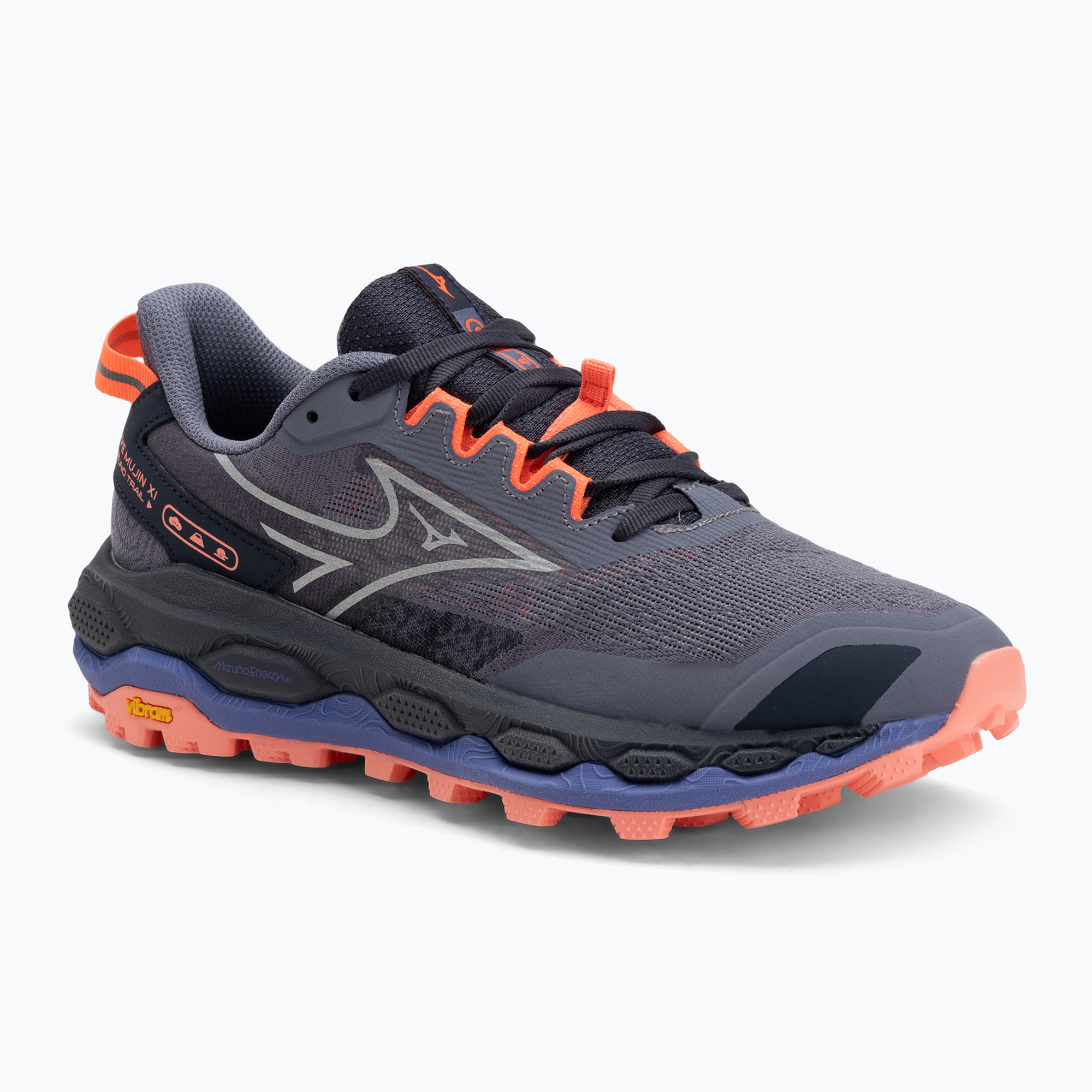 Buty do biegania damskie Mizuno Wave Mujin 11 blue granite/silver/striking coral 