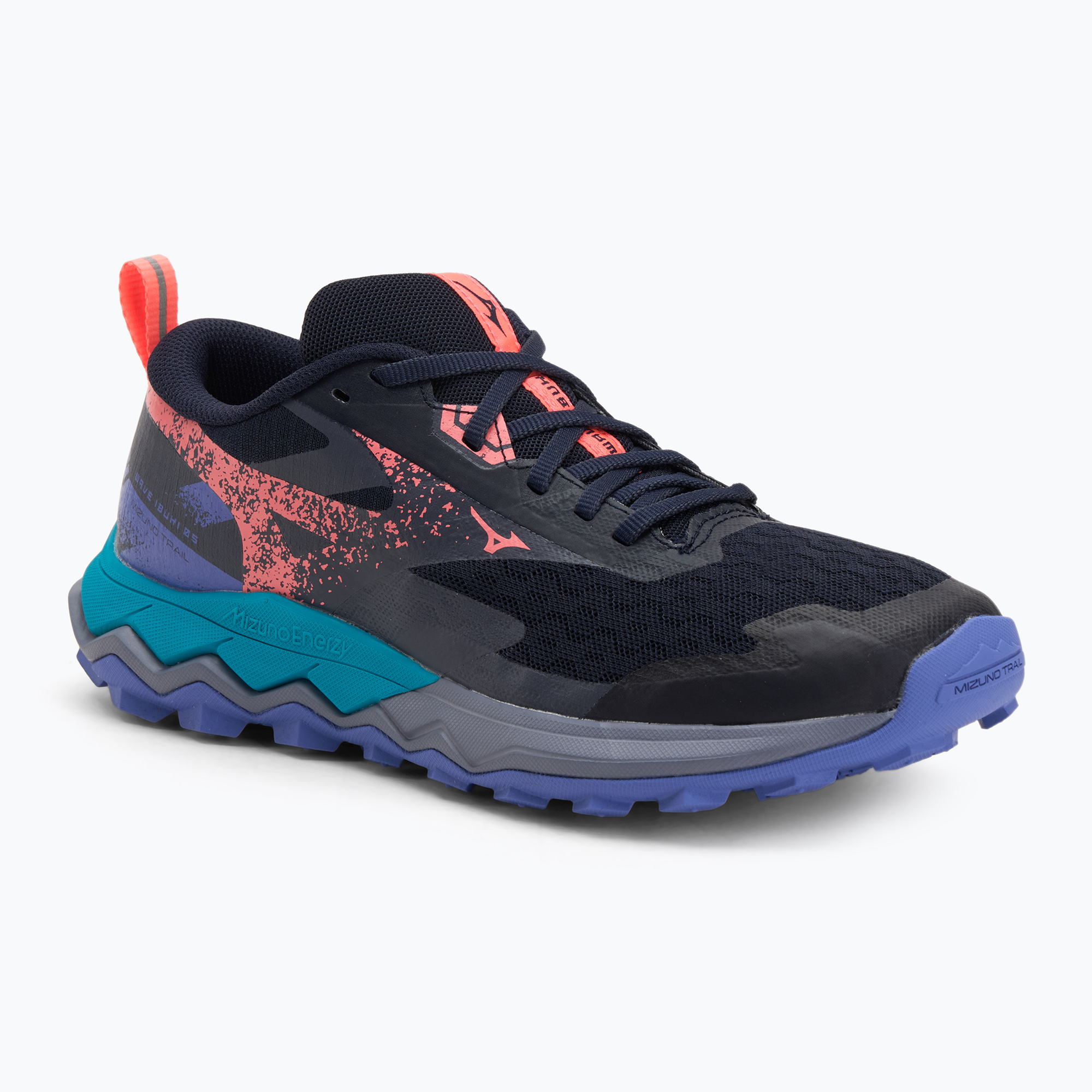 Buty do biegania damskie Mizuno Wave Ibuki 5 Baritone blue/striking coral/irisbloom 