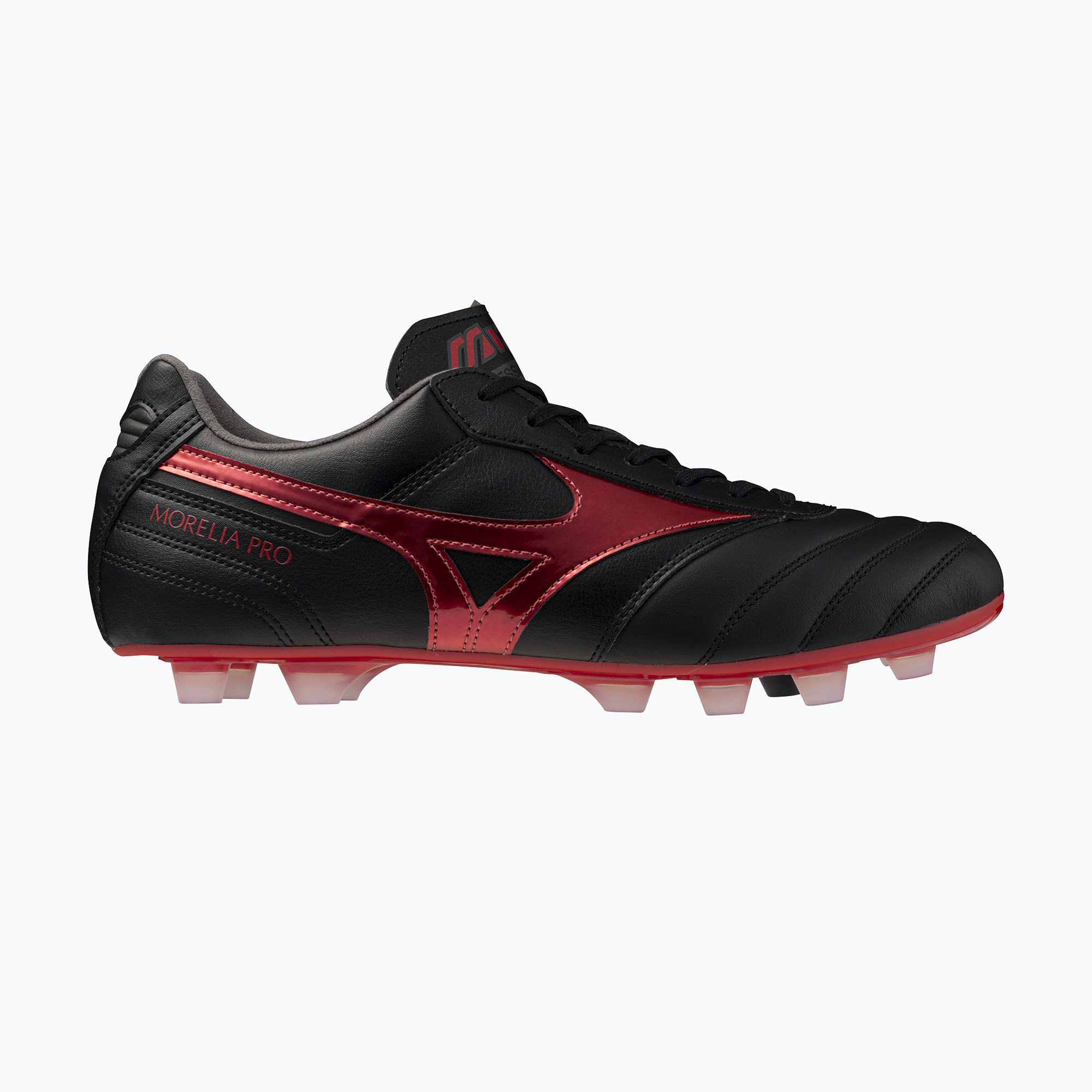 Buty piłkarskie męskie Mizuno Morelia II Pro FG black/morelia 40th red/black sand 