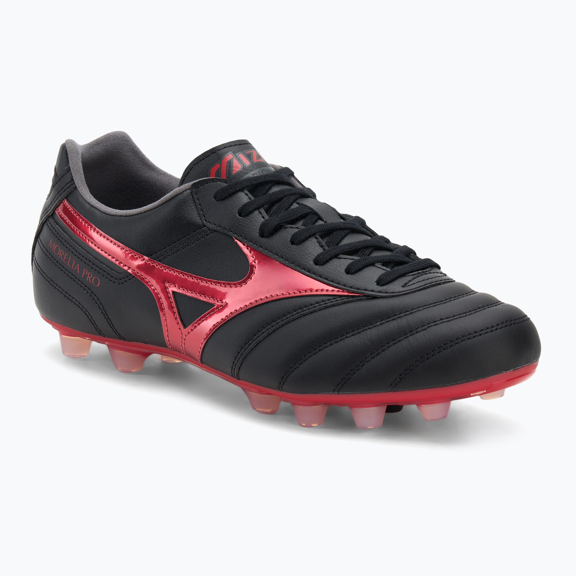 Buty piłkarskie męskie Mizuno Morelia II Pro FG black/morelia 40th red/black sand 