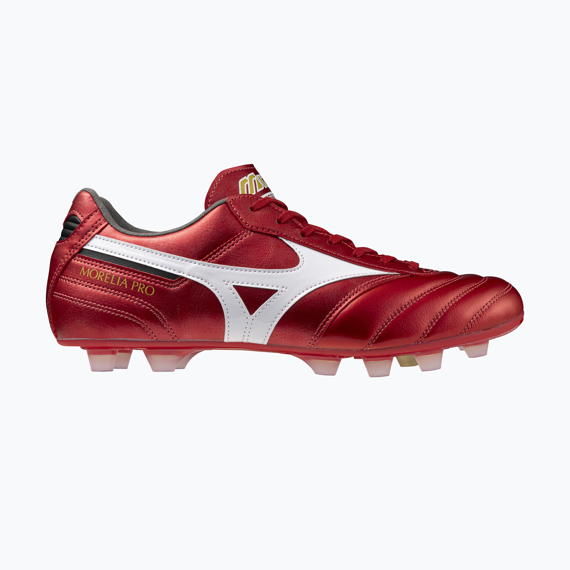 Buty piłkarskie męskie Mizuno Morelia II Pro FG morelia 40th red/white/black 