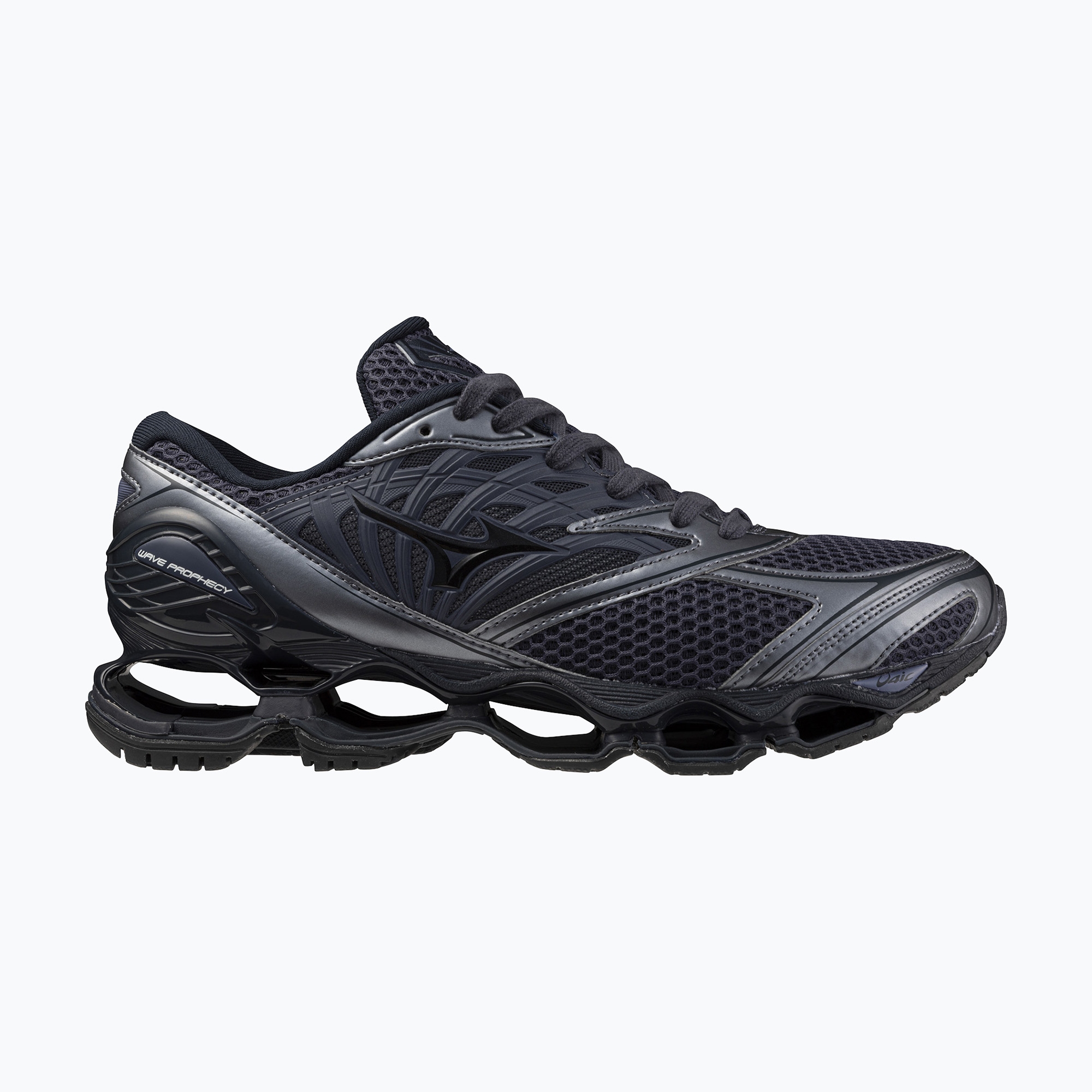 Buty męskie Mizuno Wave Prophecy LS odyssey gray/black/metallic gray 