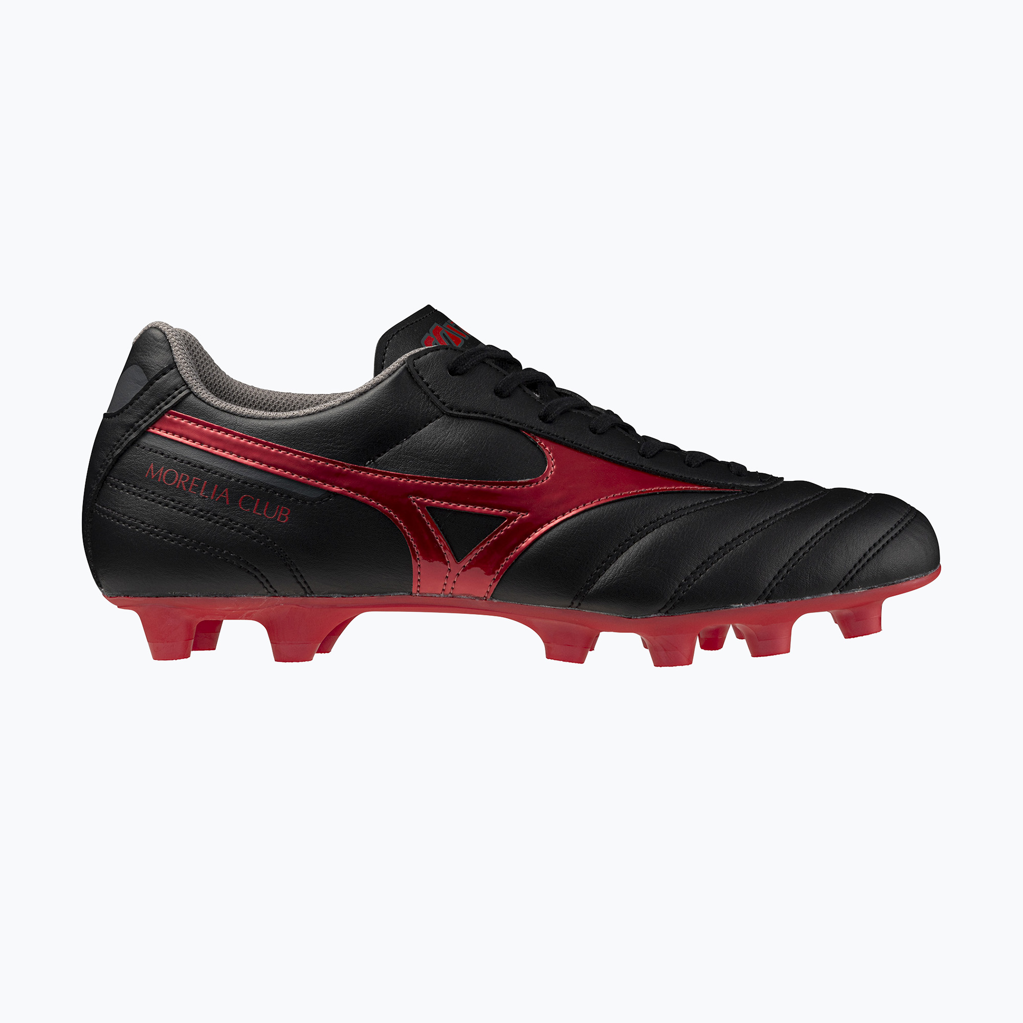 Buty piłkarskie Mizuno Morelia II Club FG black/morelia 40th red/black sand 