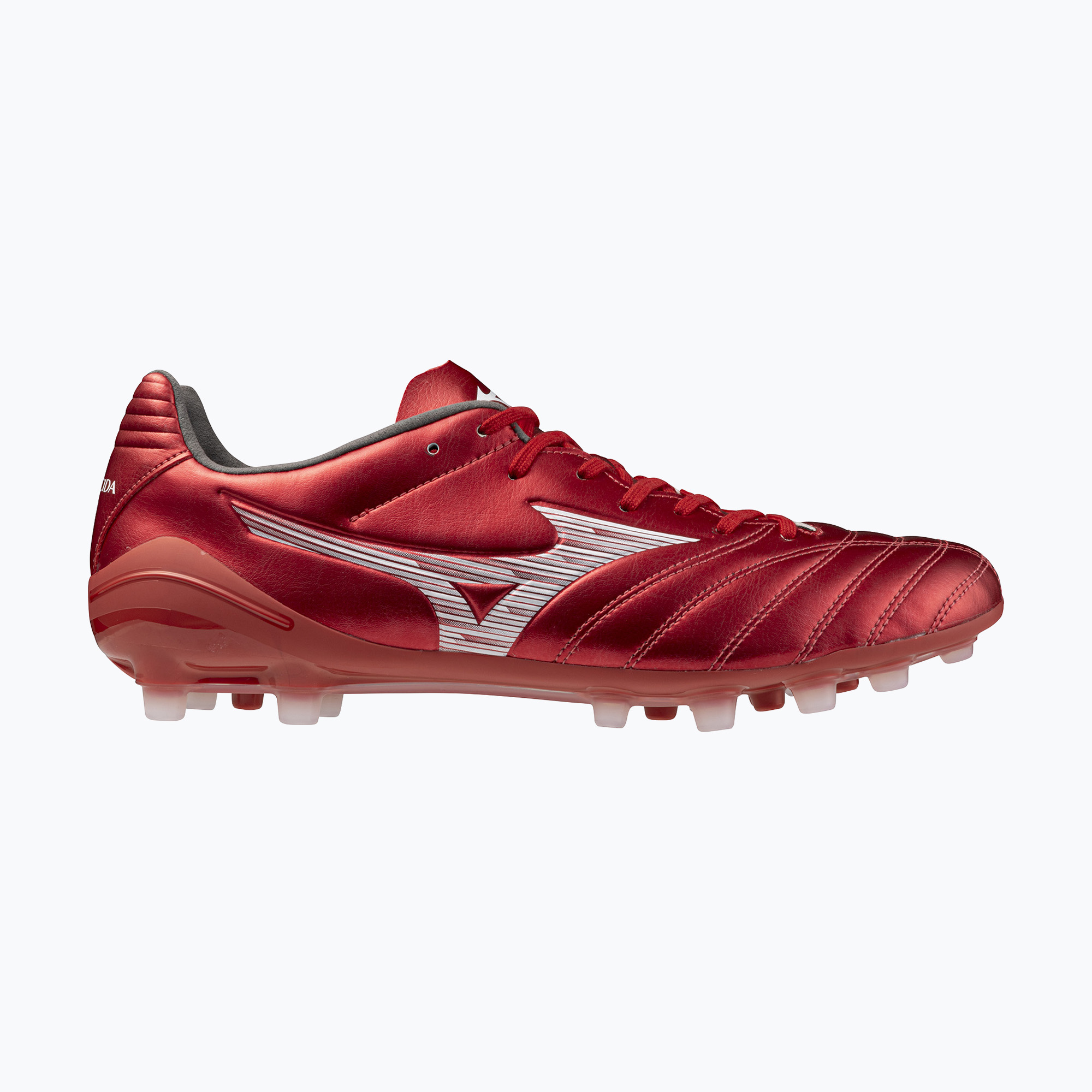 Buty piłkarskie męskie Mizuno Monarcida Neo III Pro AG morelia 40th red/white 