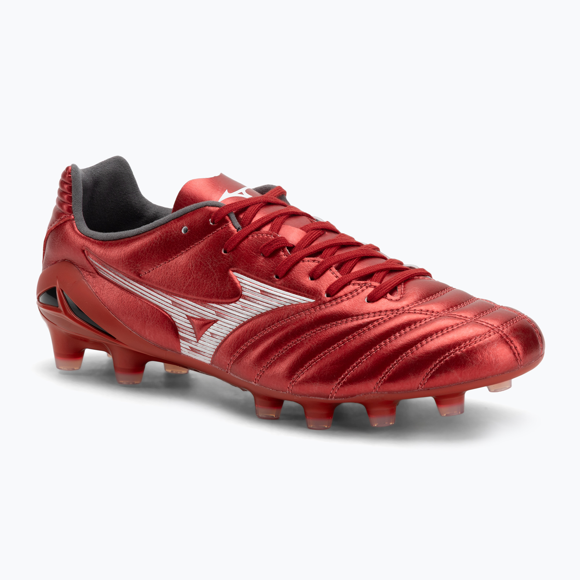 Buty piłkarskie męskie Mizuno Monarcida Neo III Pro Md morelia 40th red/white 