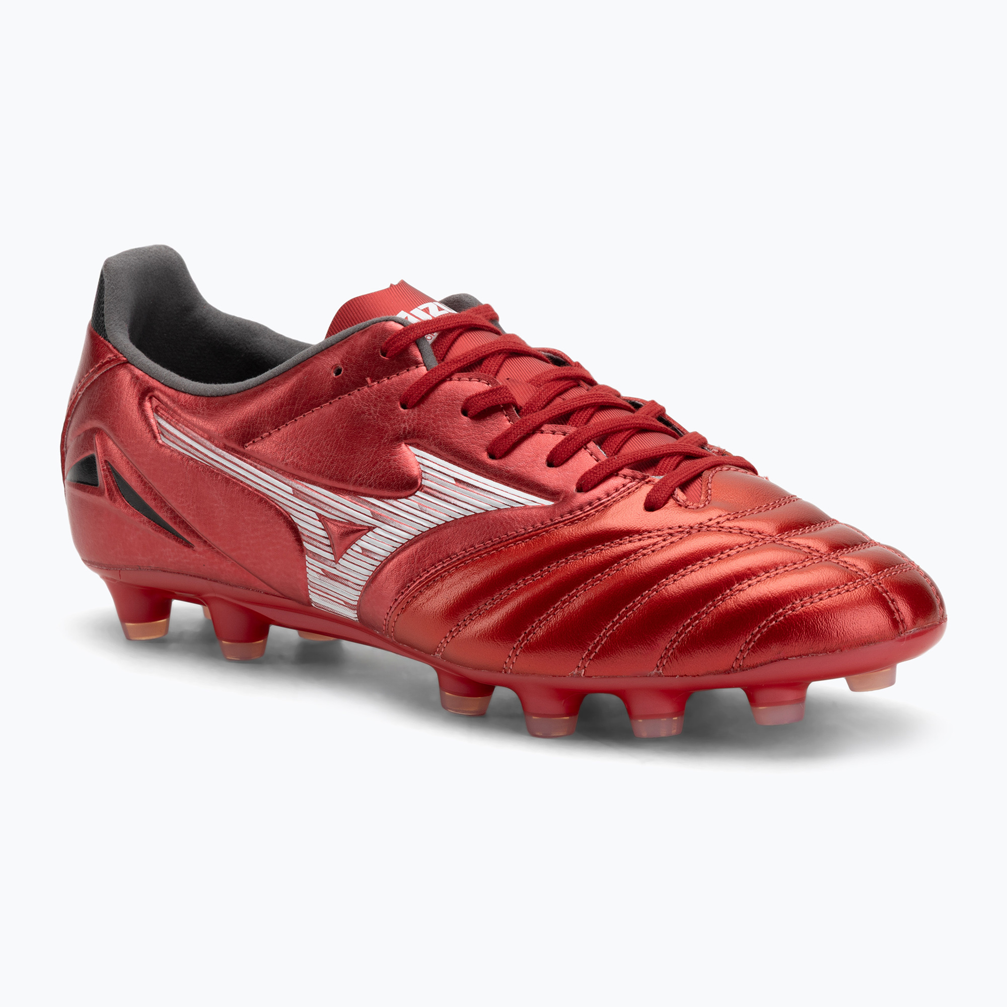 Buty piłkarskie męskie Mizuno Morelia Neo IV Pro MD morelia 40th red/white/black 