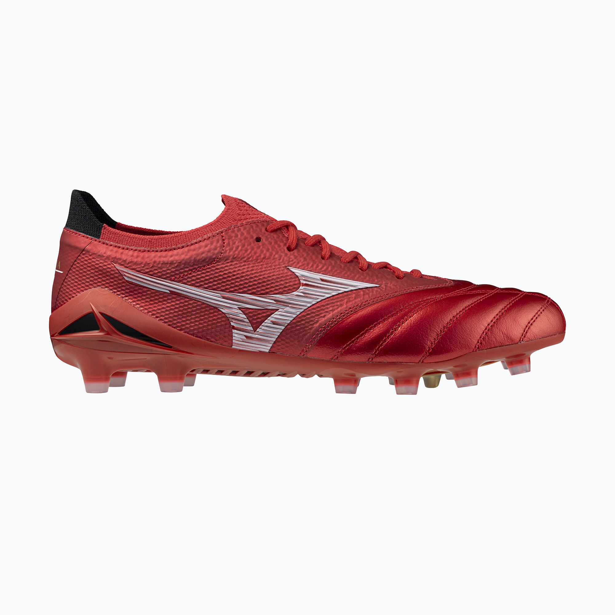 Încălțăminte de fotbal pentru bărbați Mizuno Morelia Neo IV β Japan Md morelia 40th red/white/black (Morelia Neo IV β Japan Md P1GA254060)