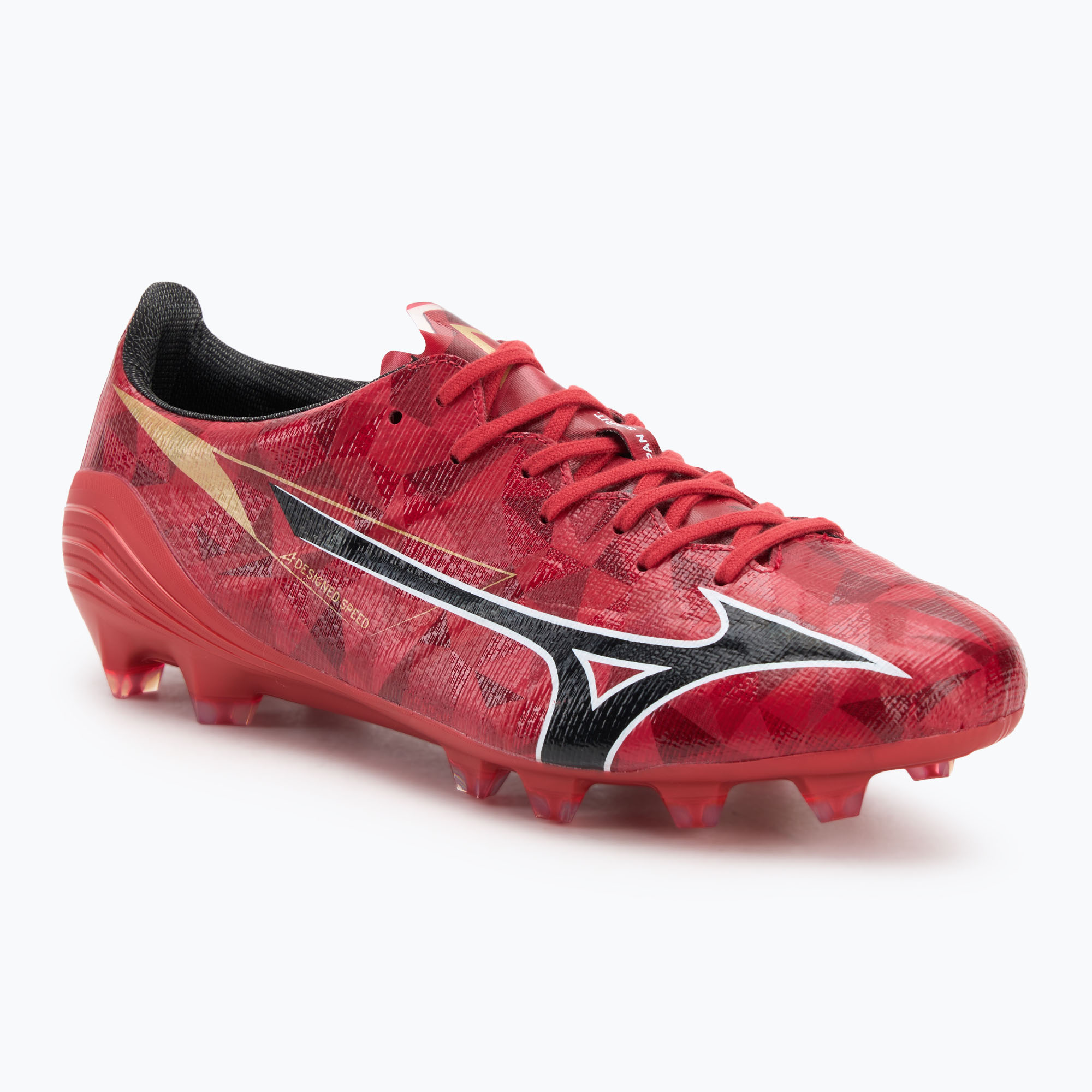 Buty piłkarskie męskie Mizuno α II Japan Md morelia 40th red/black/gold 