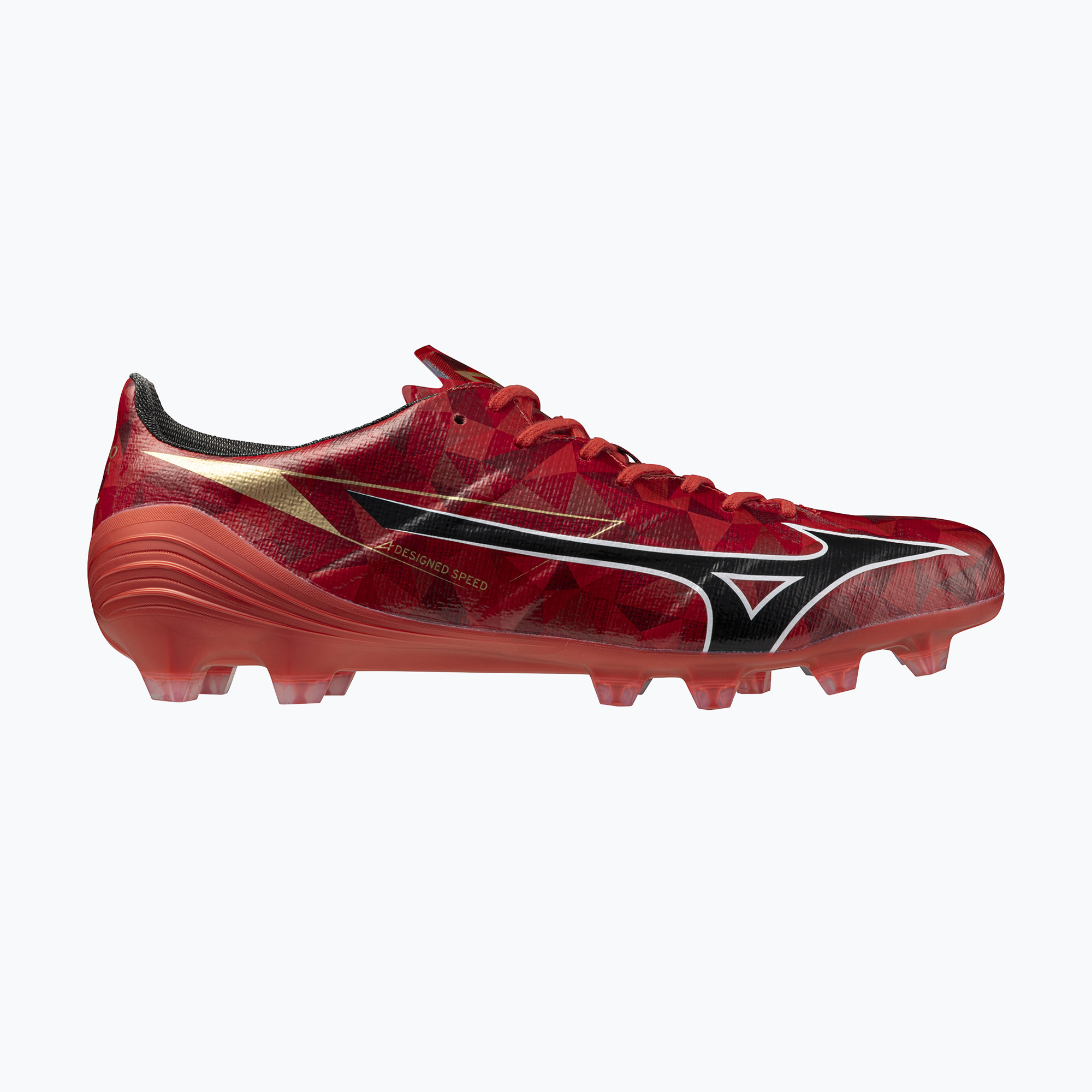 Buty piłkarskie męskie Mizuno α II Elite Md morelia 40th red/black/gold 