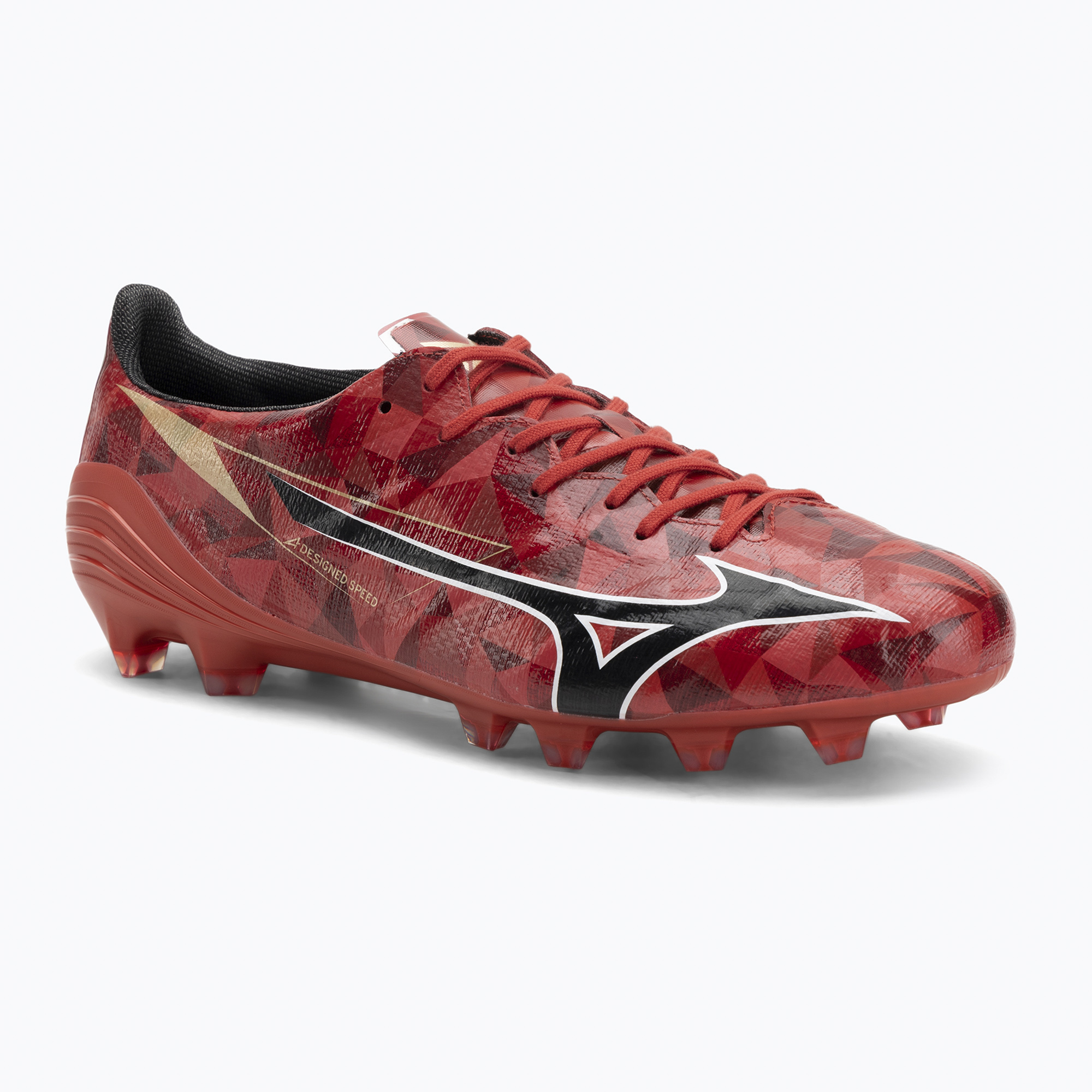 Buty piłkarskie męskie Mizuno α II Elite Md morelia 40th red/black/gold 