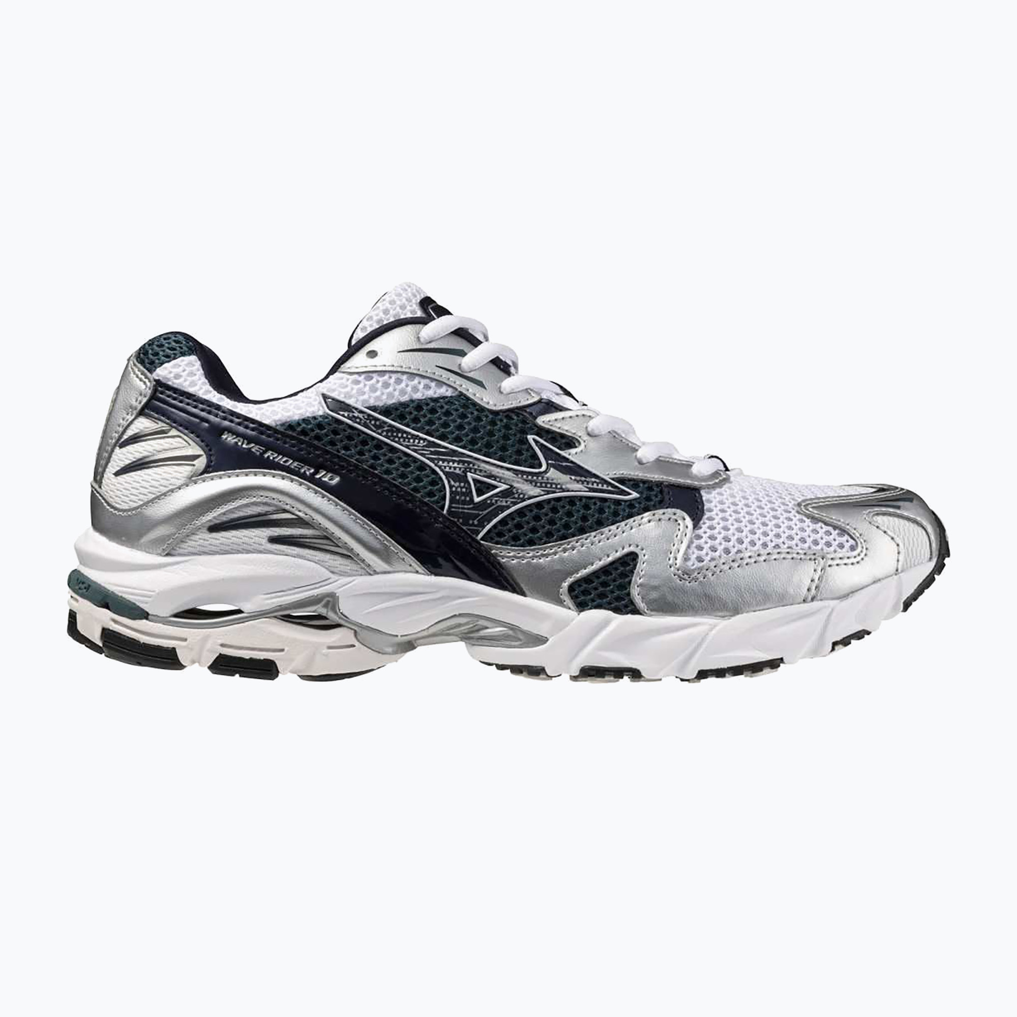 Buty Mizuno Wave Rider 10 white/baritone blue/deep teal 