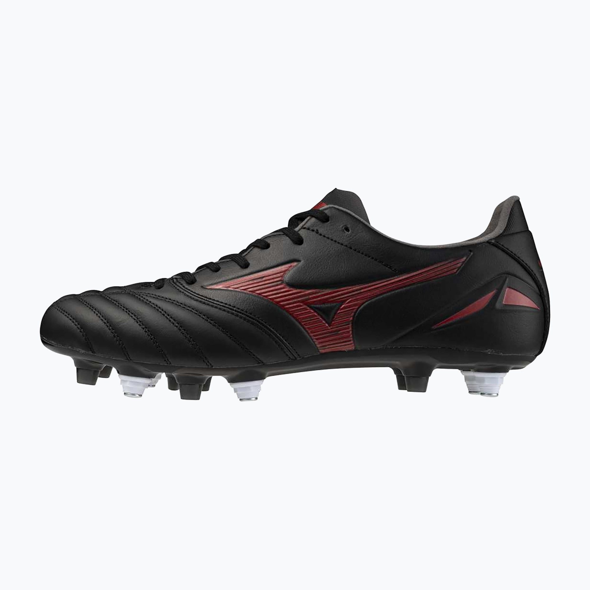 Buty piłkarskie męskie Mizuno Morelia Neo IV Pro Mix black/morelia 40th red/black 