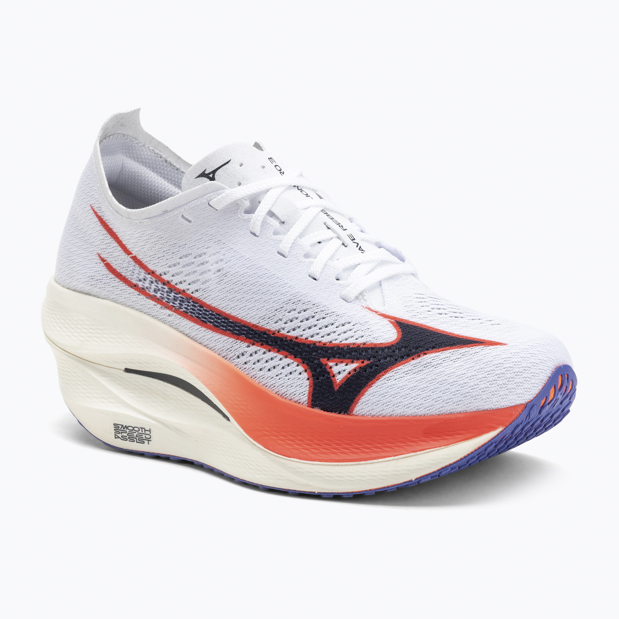 Buty do biegania Mizuno Wave Rebellion Pro 3 white/baritone blue/fiery cora 