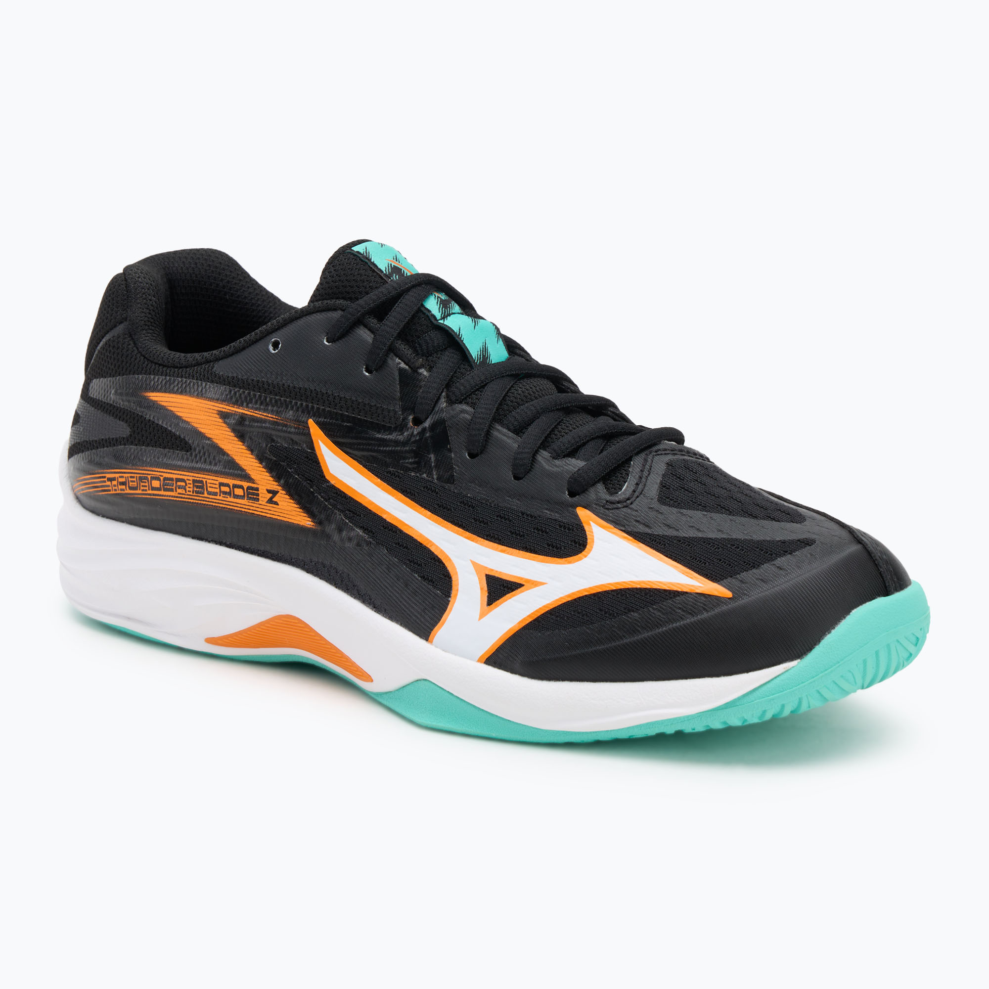 Buty do siatkówki Mizuno Thunder Blade Z black/tangelo/ice green 