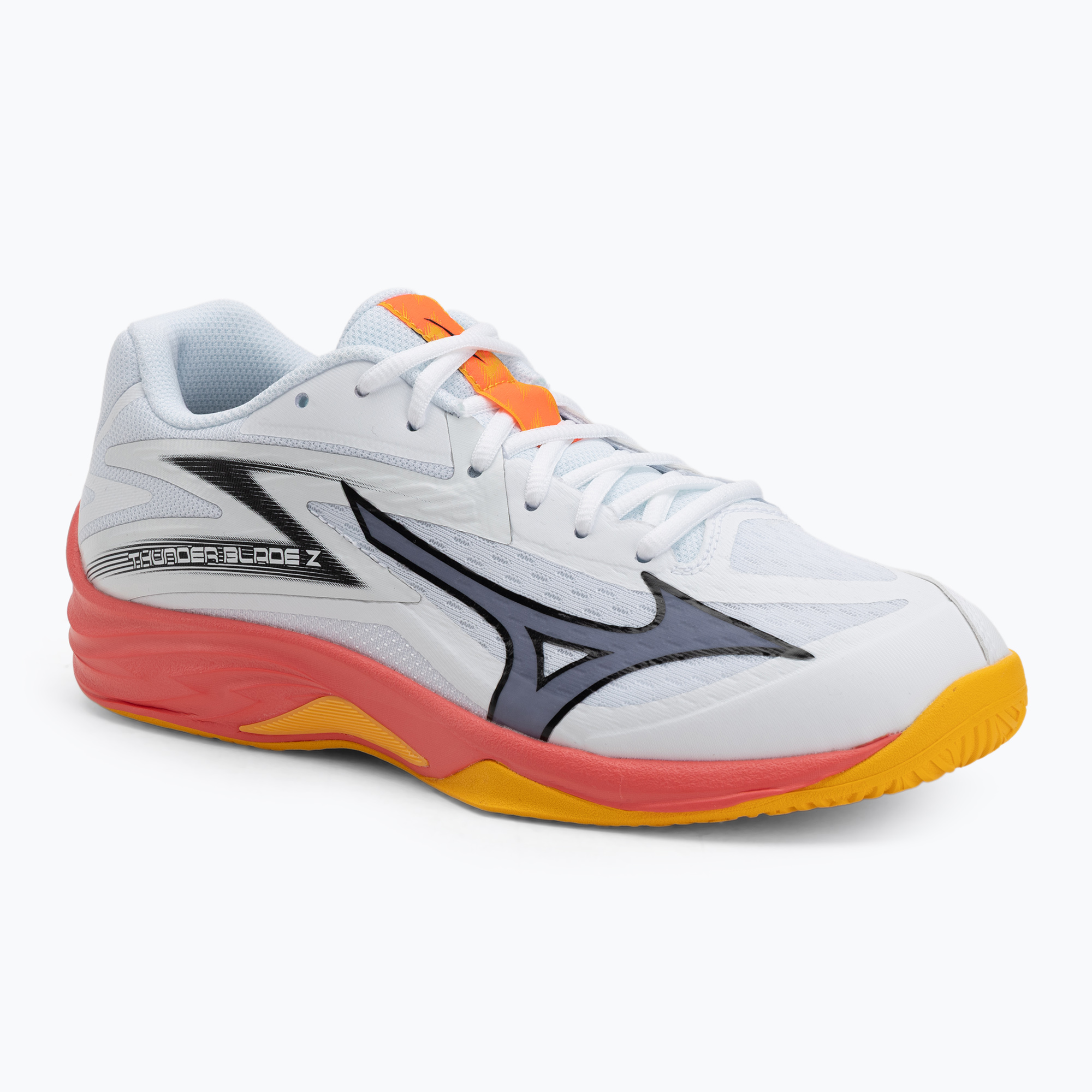Buty do siatkówki Mizuno Thunder Blade Z white/fiery coral 2/citrus