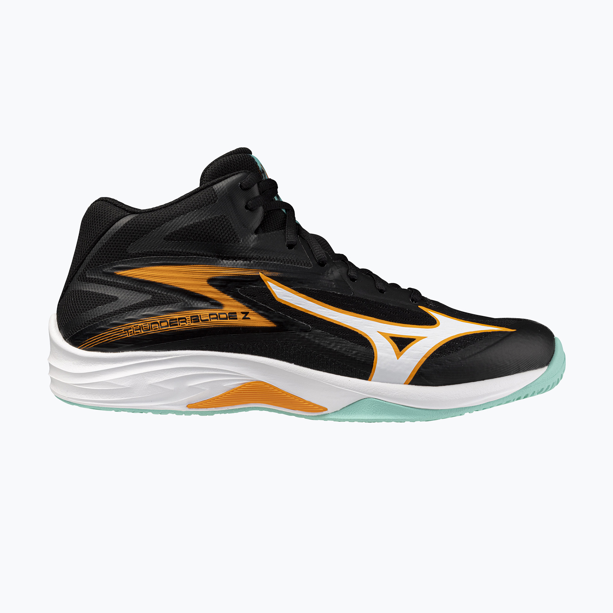 Buty do siatkówki Mizuno Thunder Blade Z Mid black/tangelo/ice green 