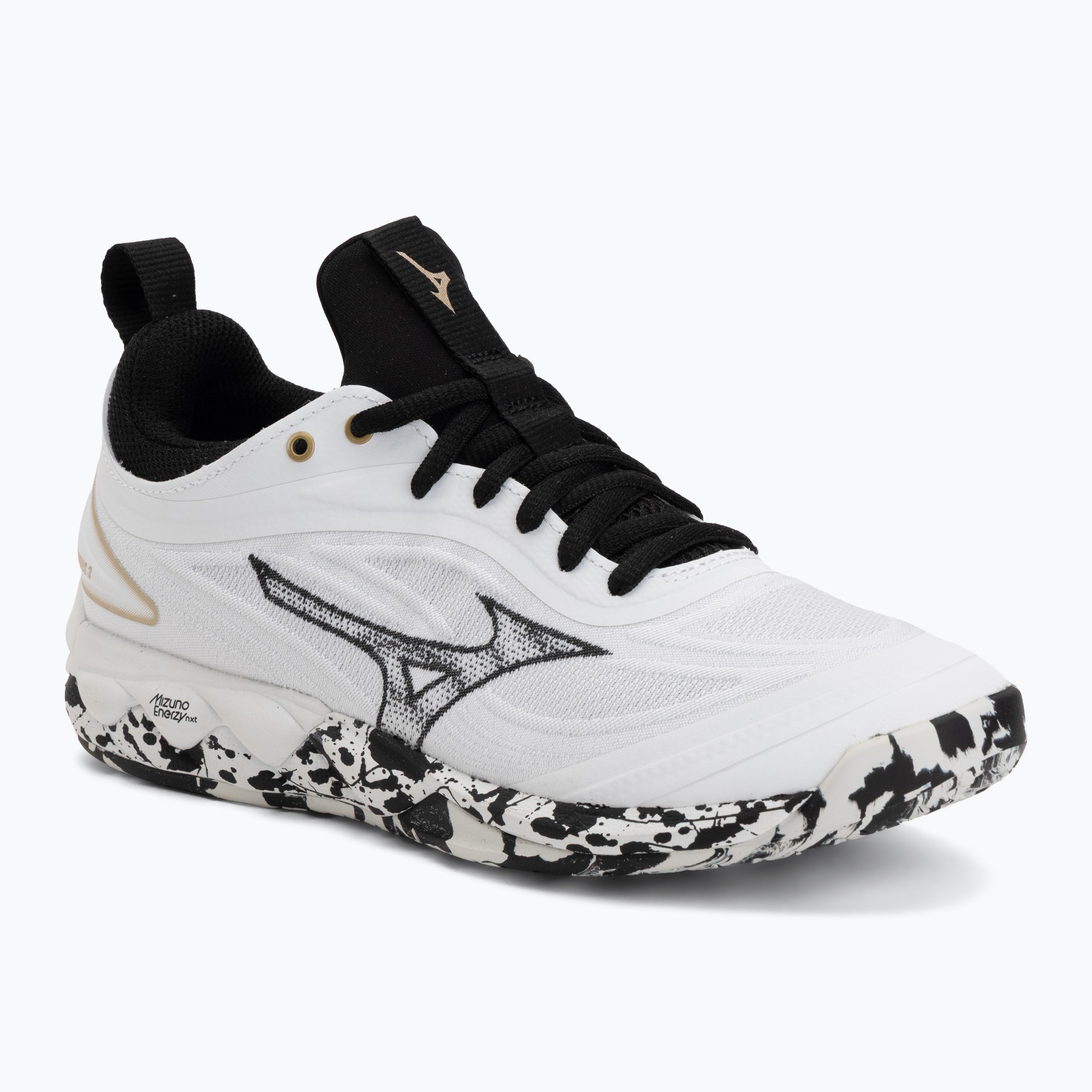 Buty do siatkówki Mizuno Wave Luminous 3 white/black/ge gold