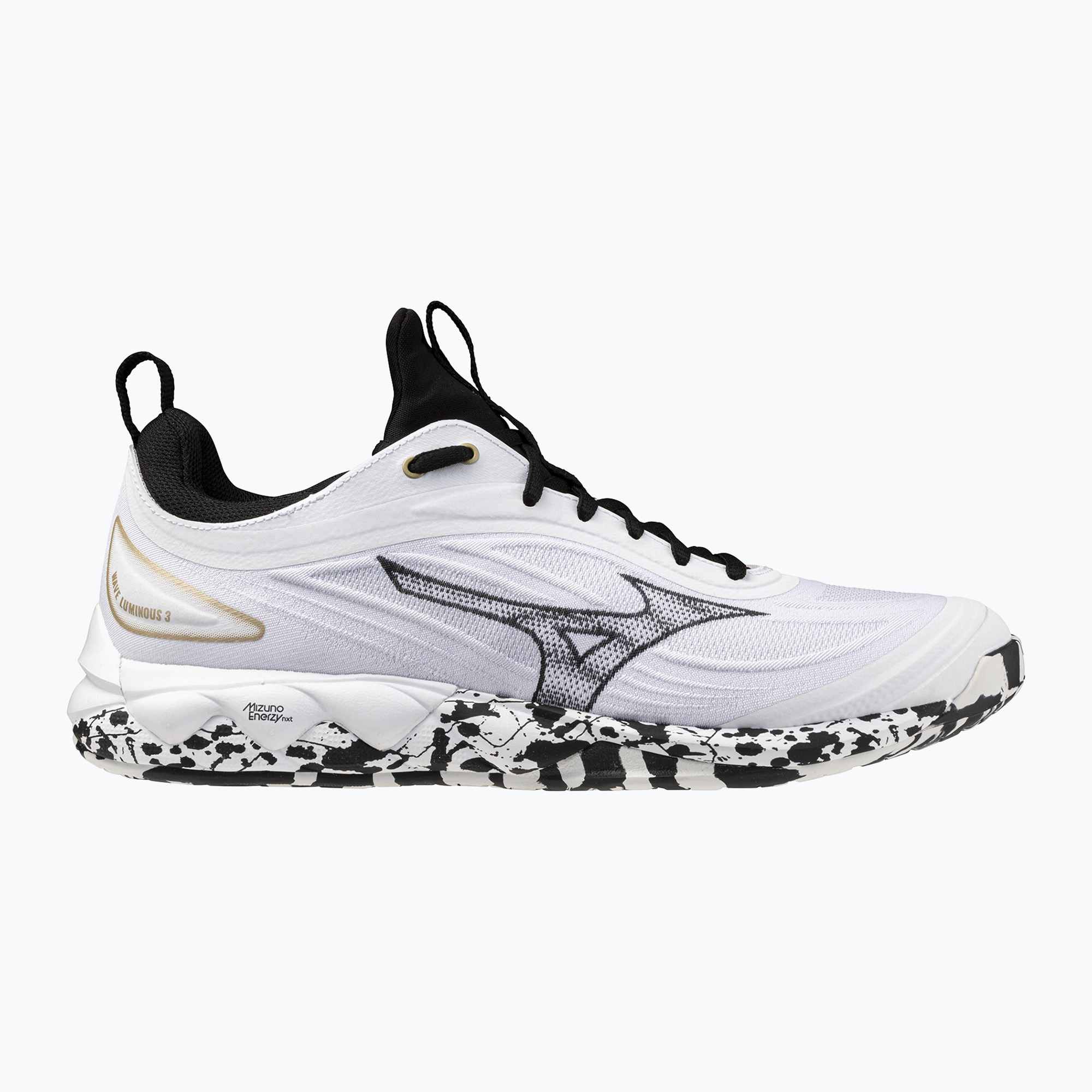 Buty do siatkówki Mizuno Wave Luminous 3 white/black/ge gold