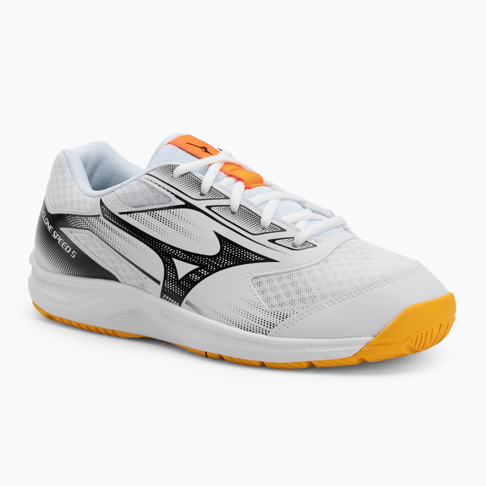 Buty do siatkówki Mizuno Cyclone Speed 5 white/fiery coral 2/citrus 